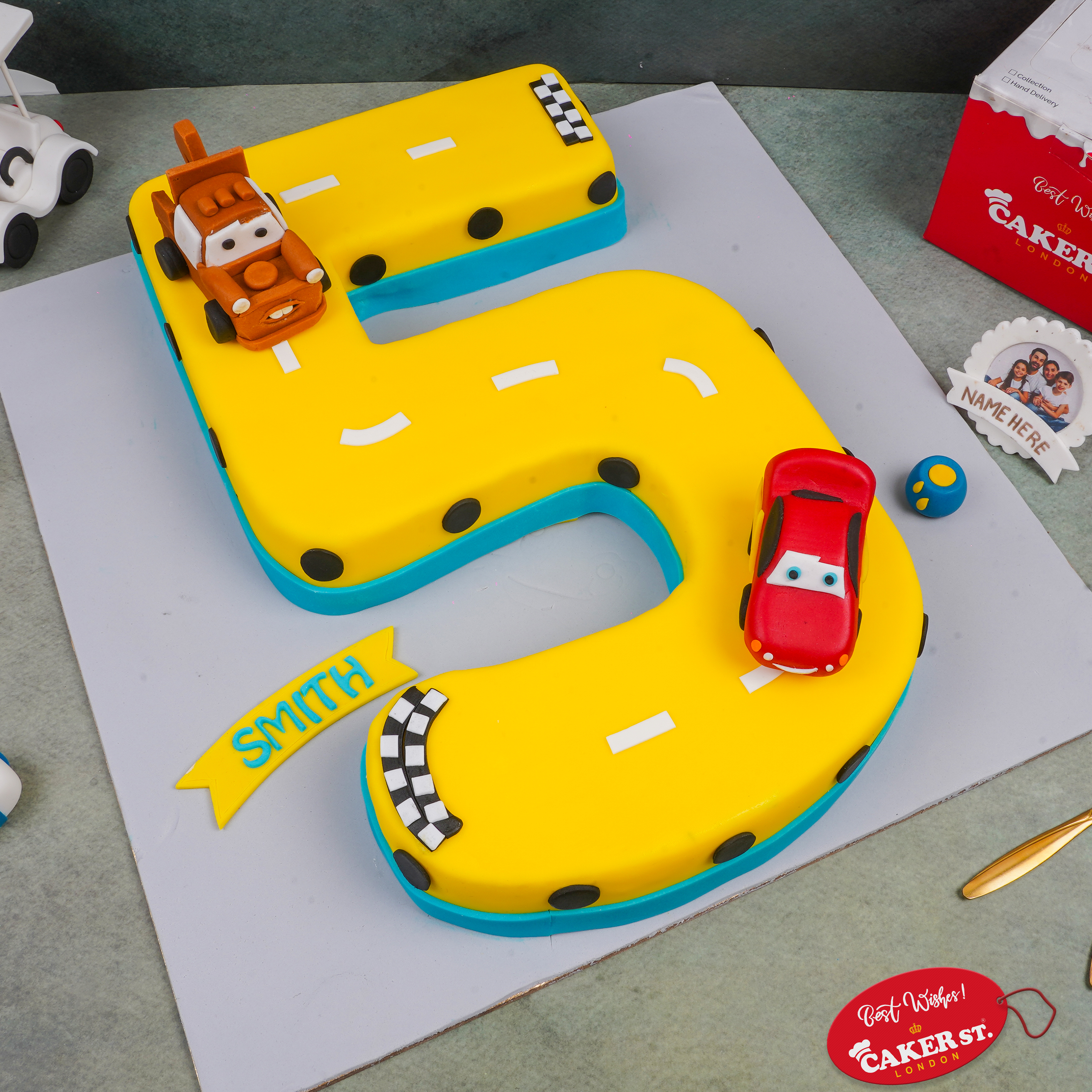 Five-mcqueen Racer Cake