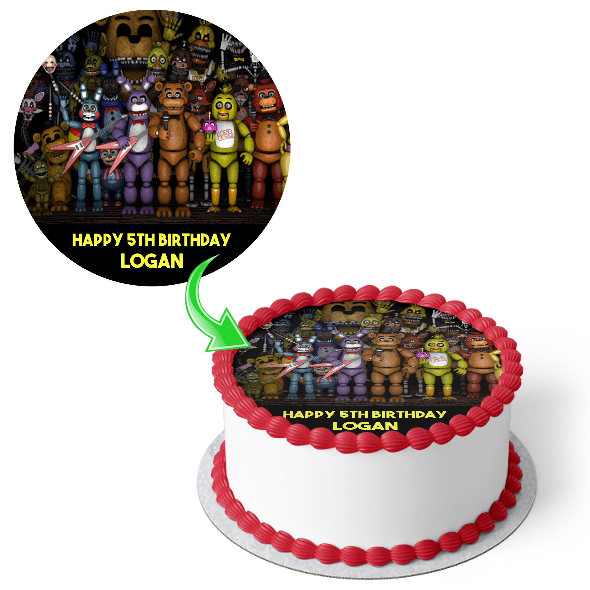 FNAF Cake For Kids