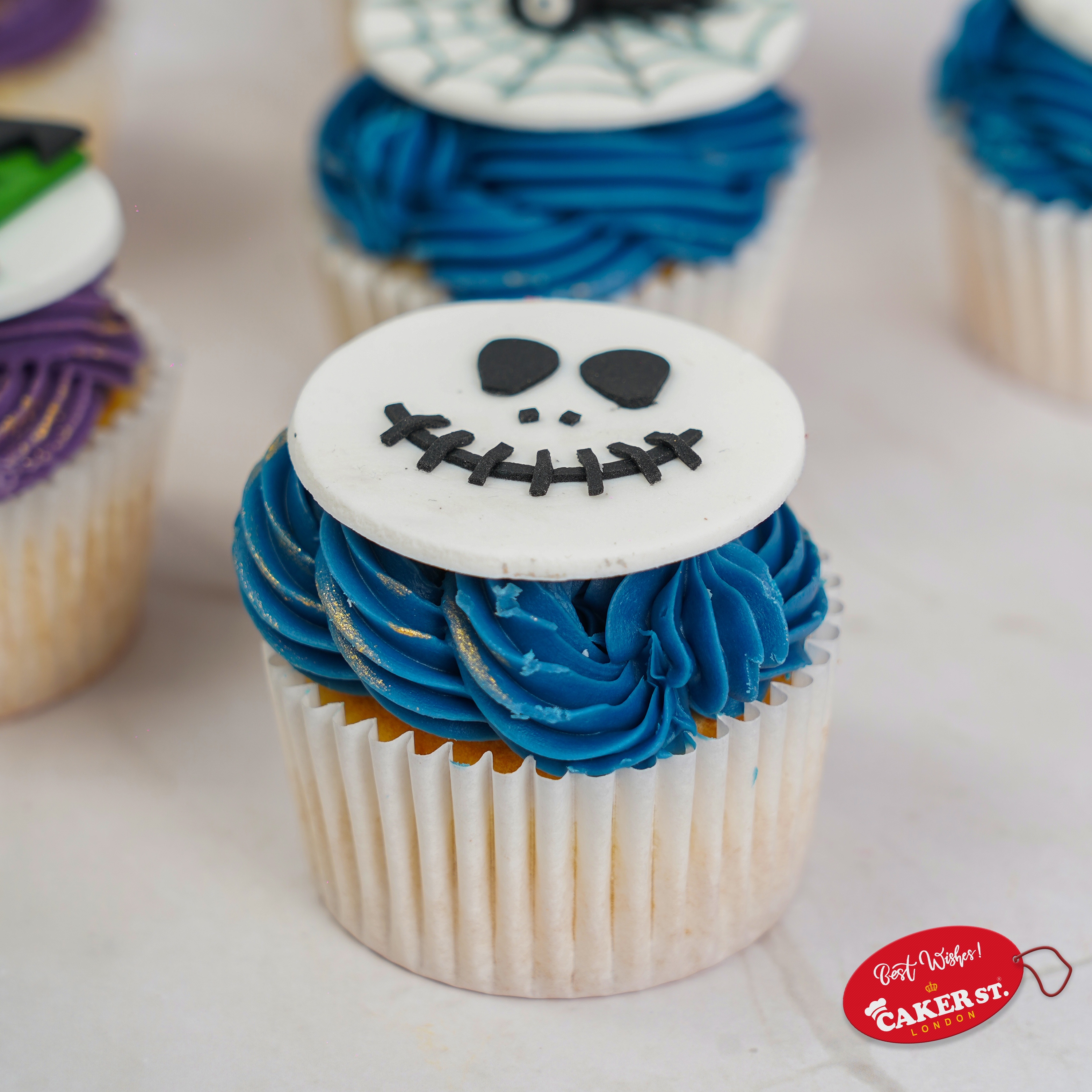 Ghostly Gaze Halloween Cupcakes