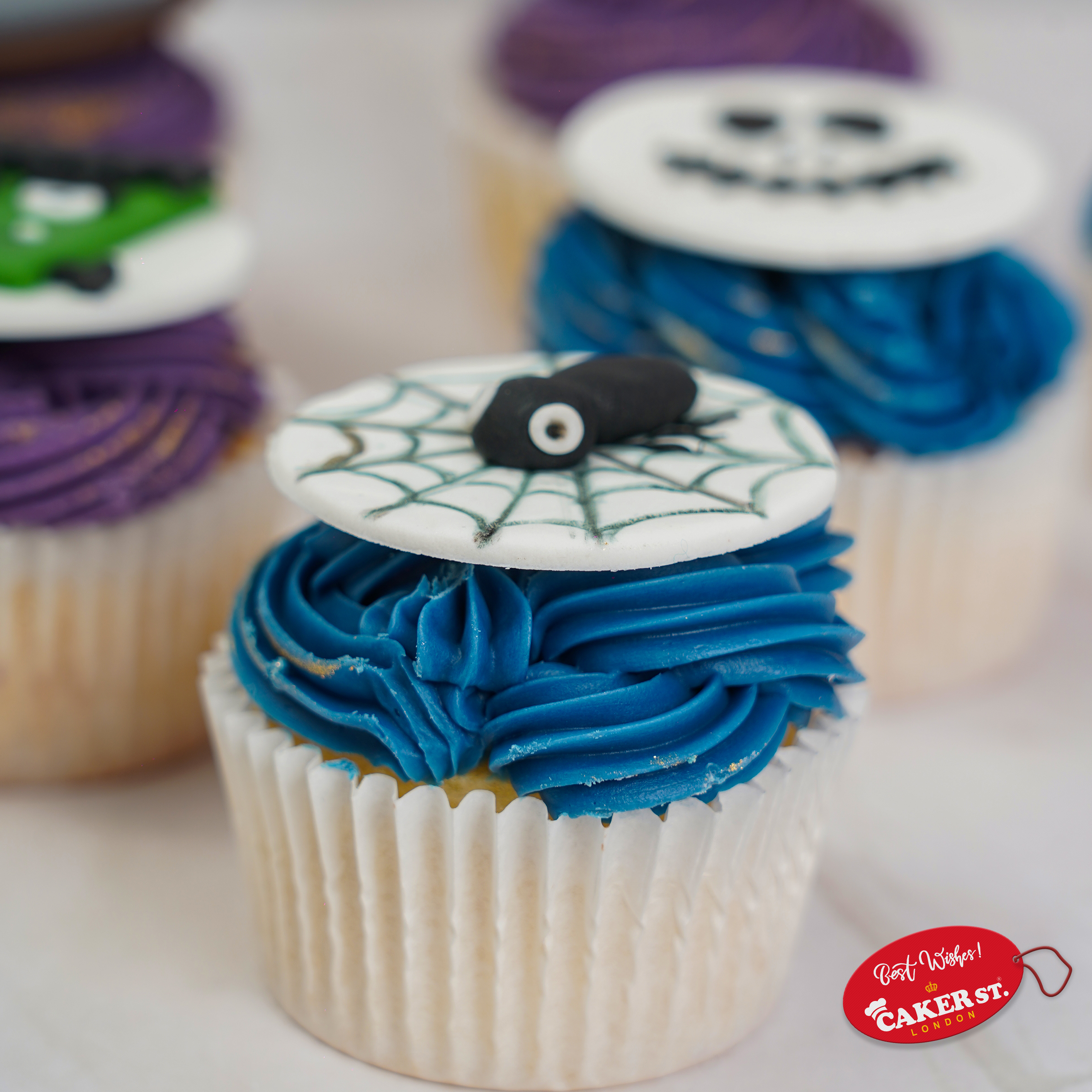 Ghostly Gaze Halloween Cupcakes