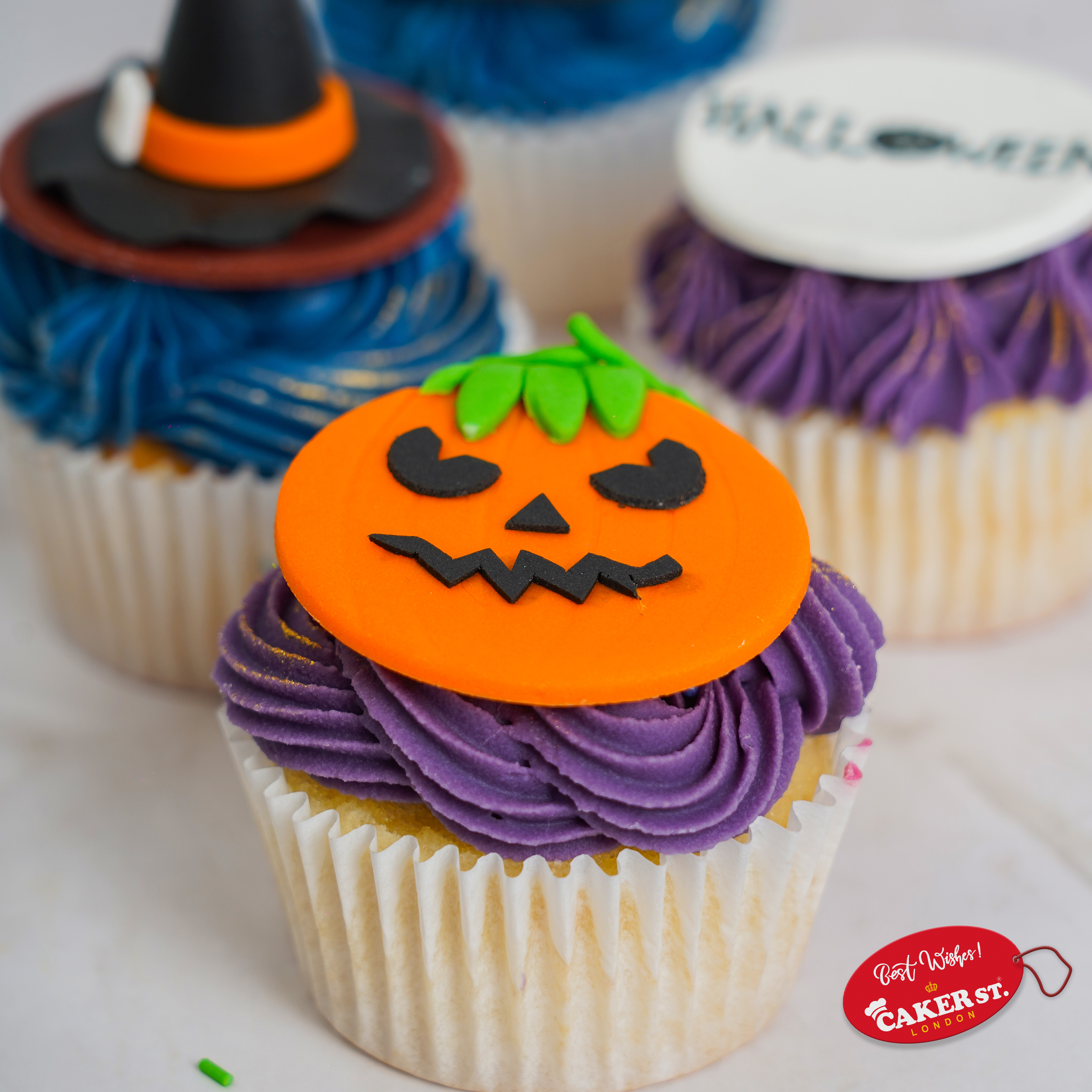 Ghostly Gaze Halloween Cupcakes