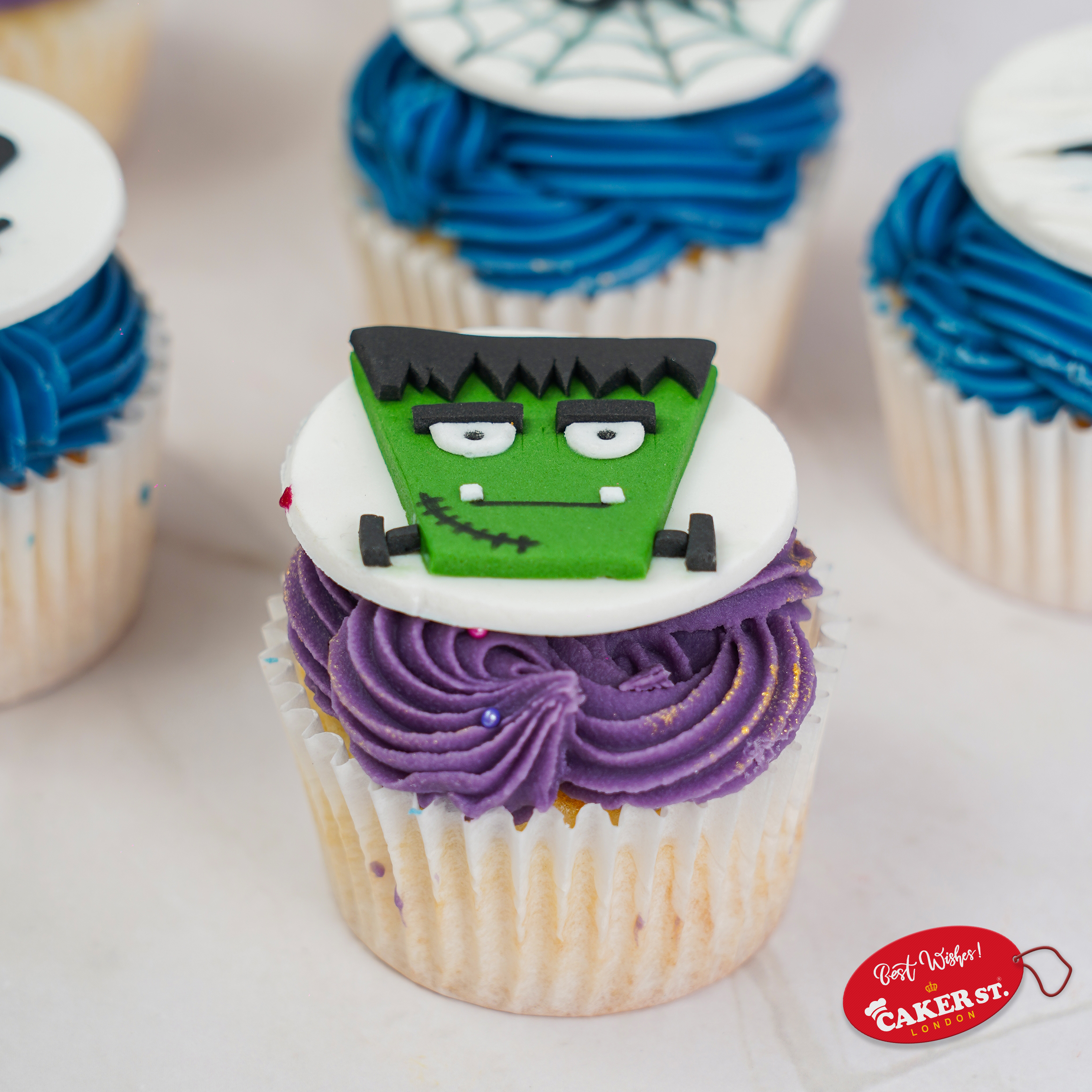 Ghostly Gaze Halloween Cupcakes