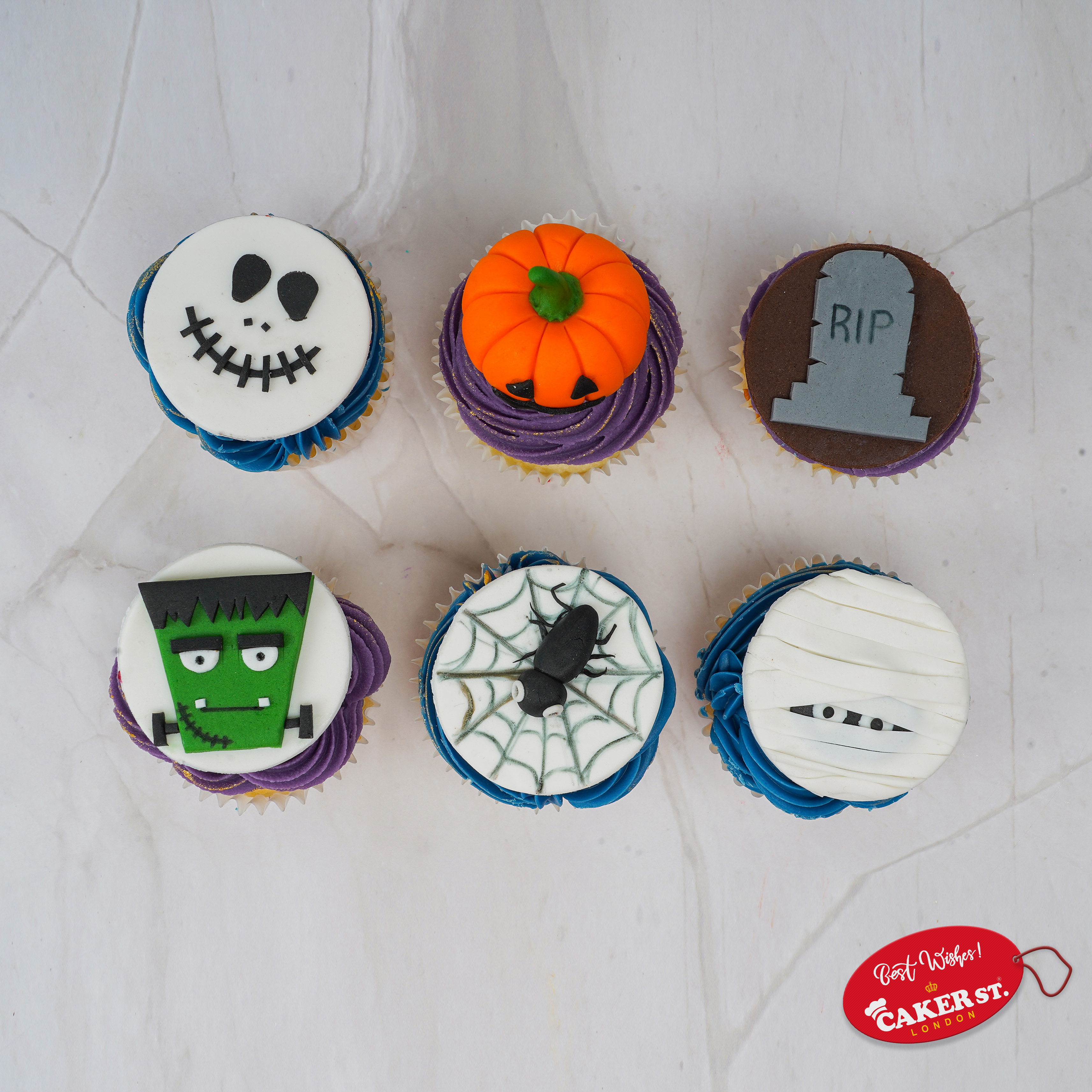 Ghostly Gaze Halloween Cupcakes