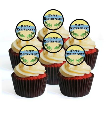 Happy Retirement Cupcakes - Pack of 6