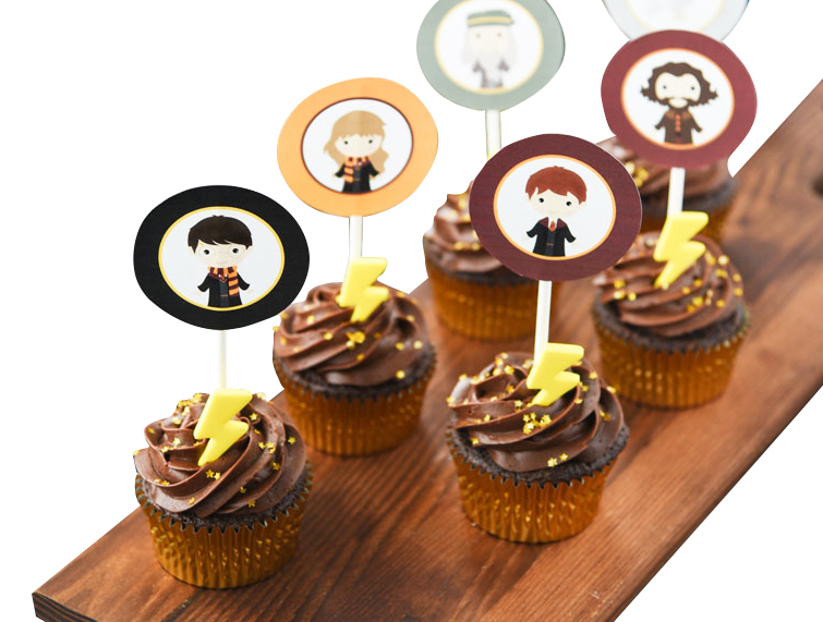 Harry Potter Theme Cupcakes