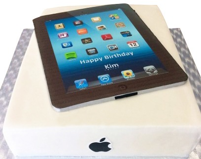 iPad cake