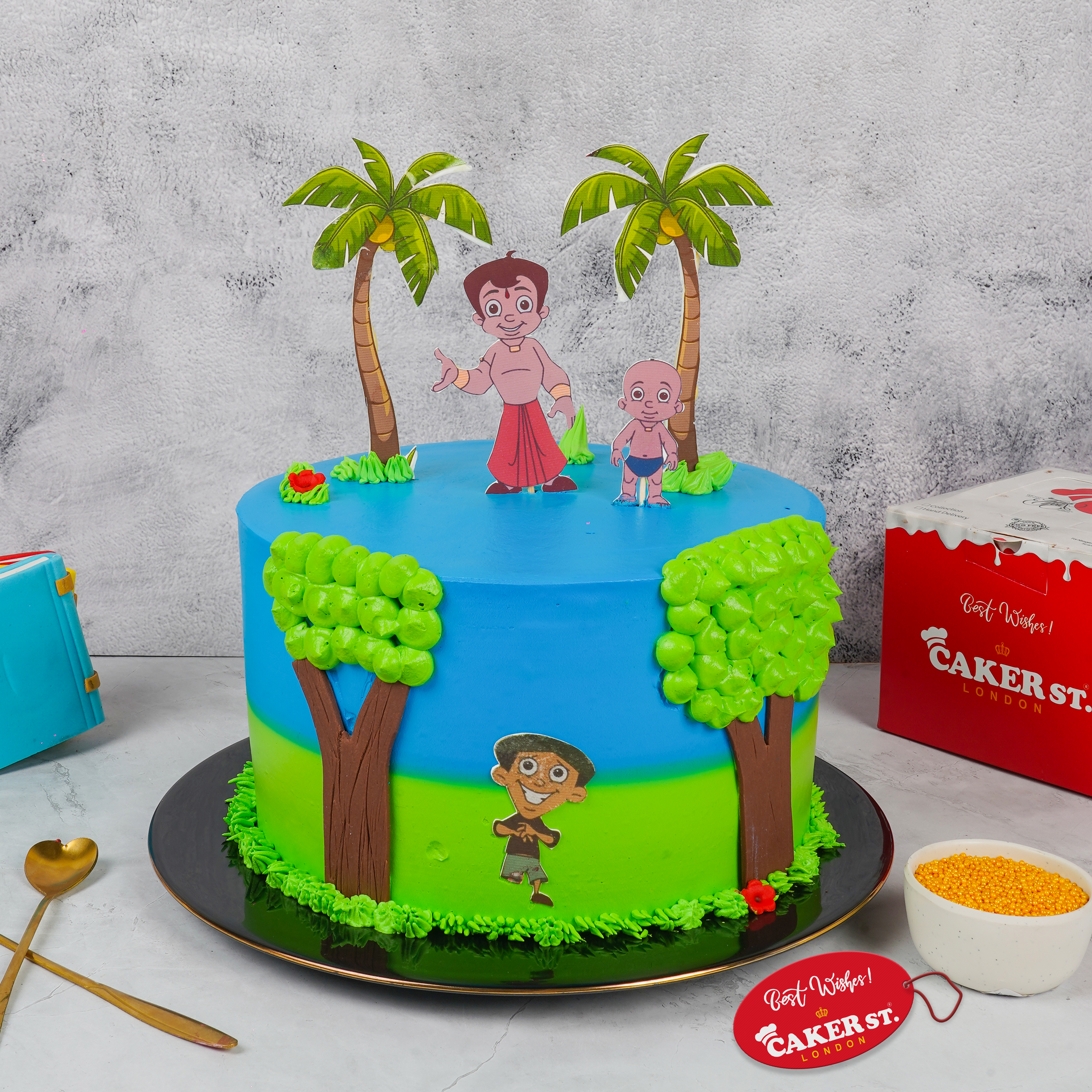 Jungle Hero Bheem Cake