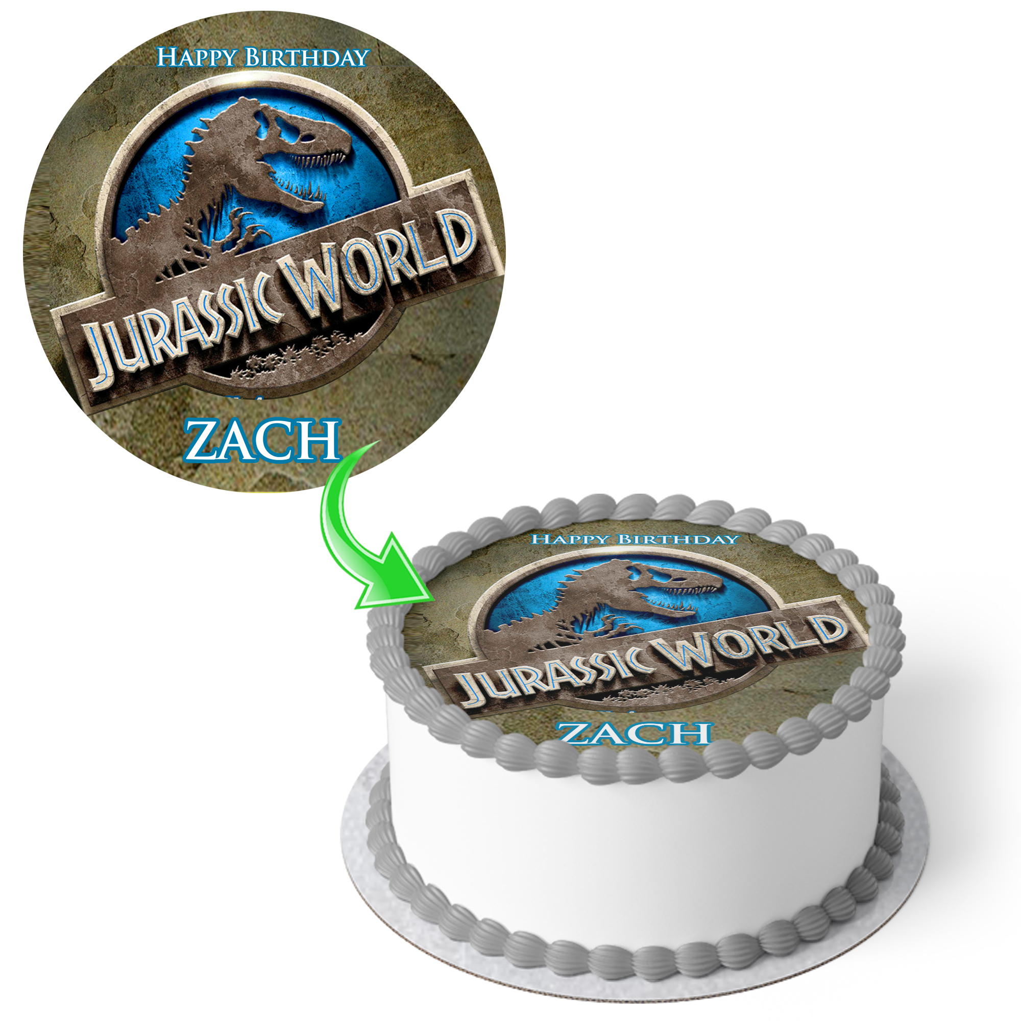 Jurassic World Cake