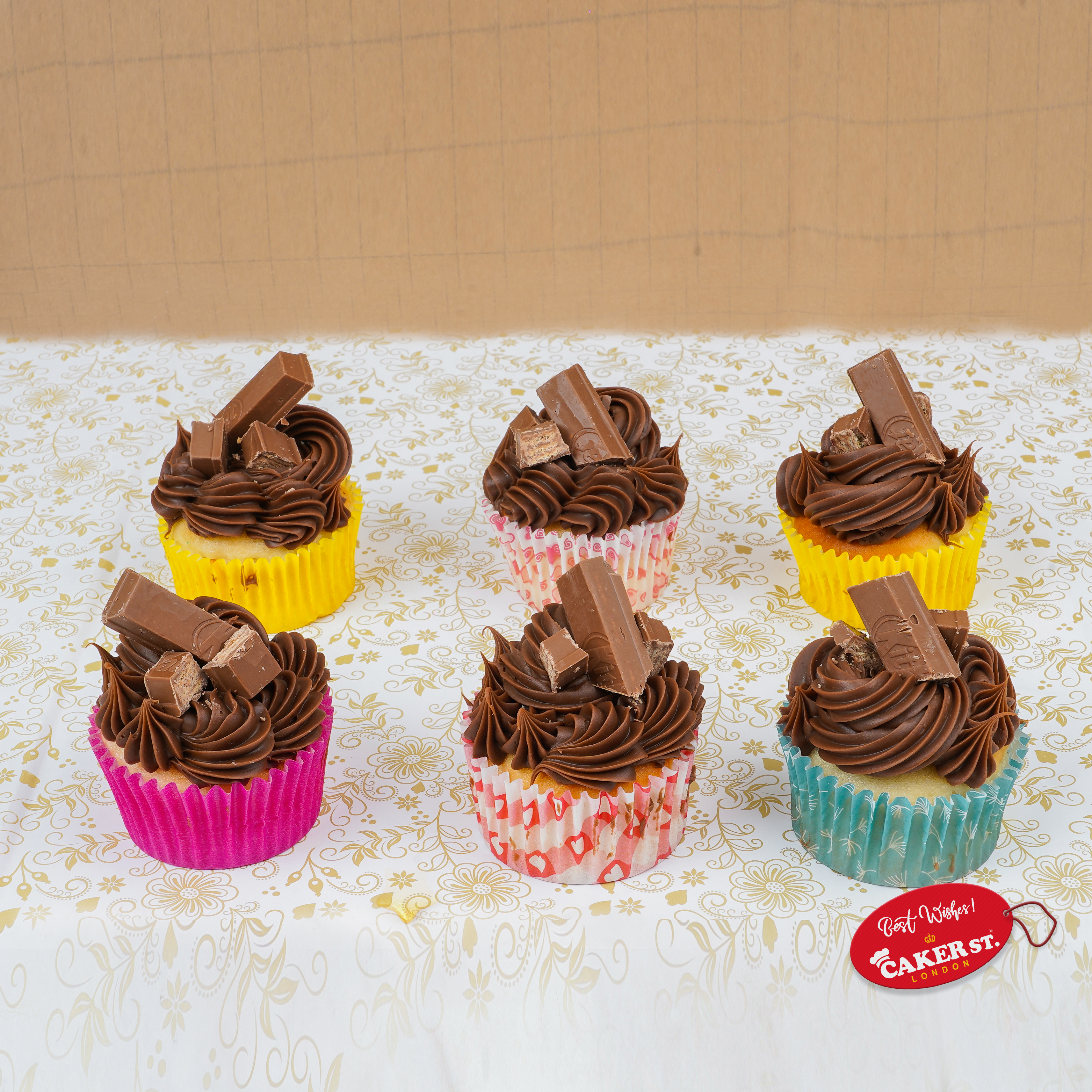 Kit Kat Crunch Cupcakes