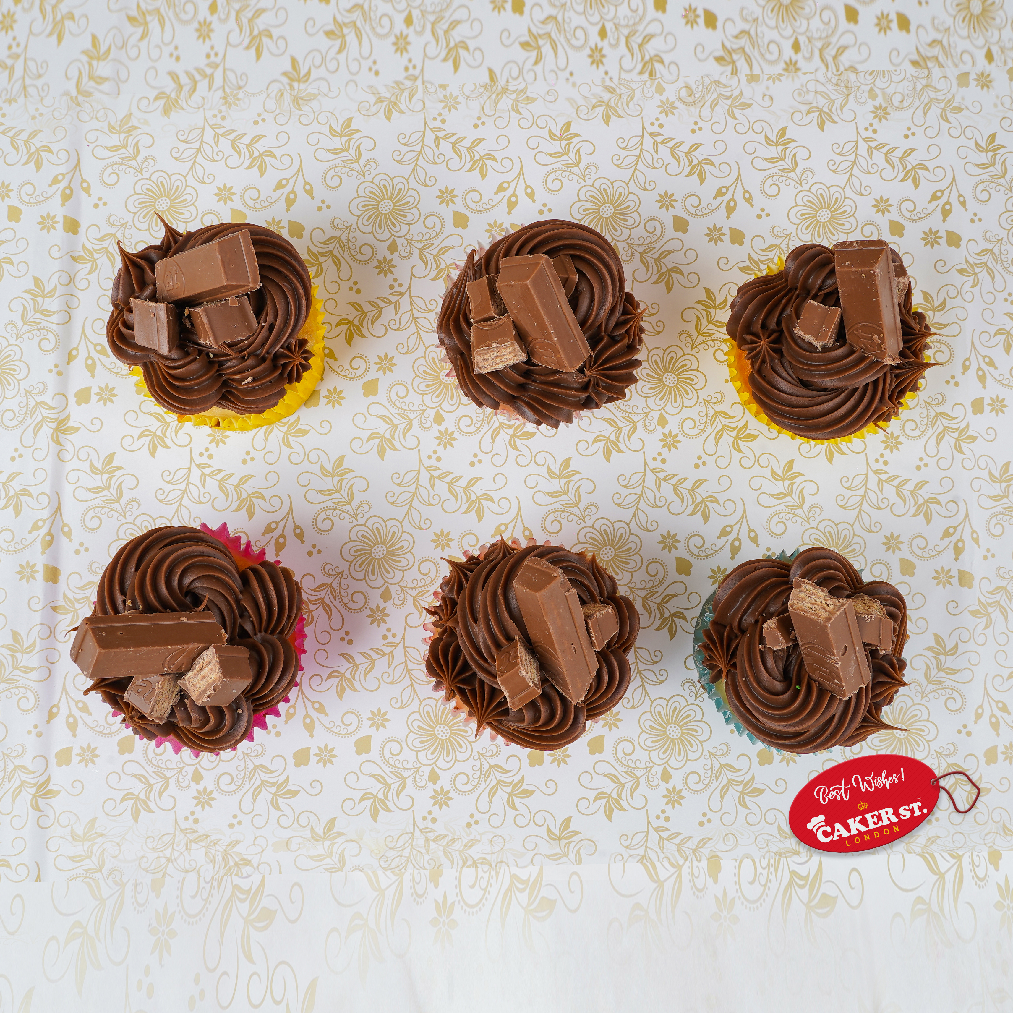 Kit Kat Crunch Cupcakes