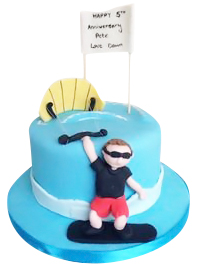 Kitesurfing cake