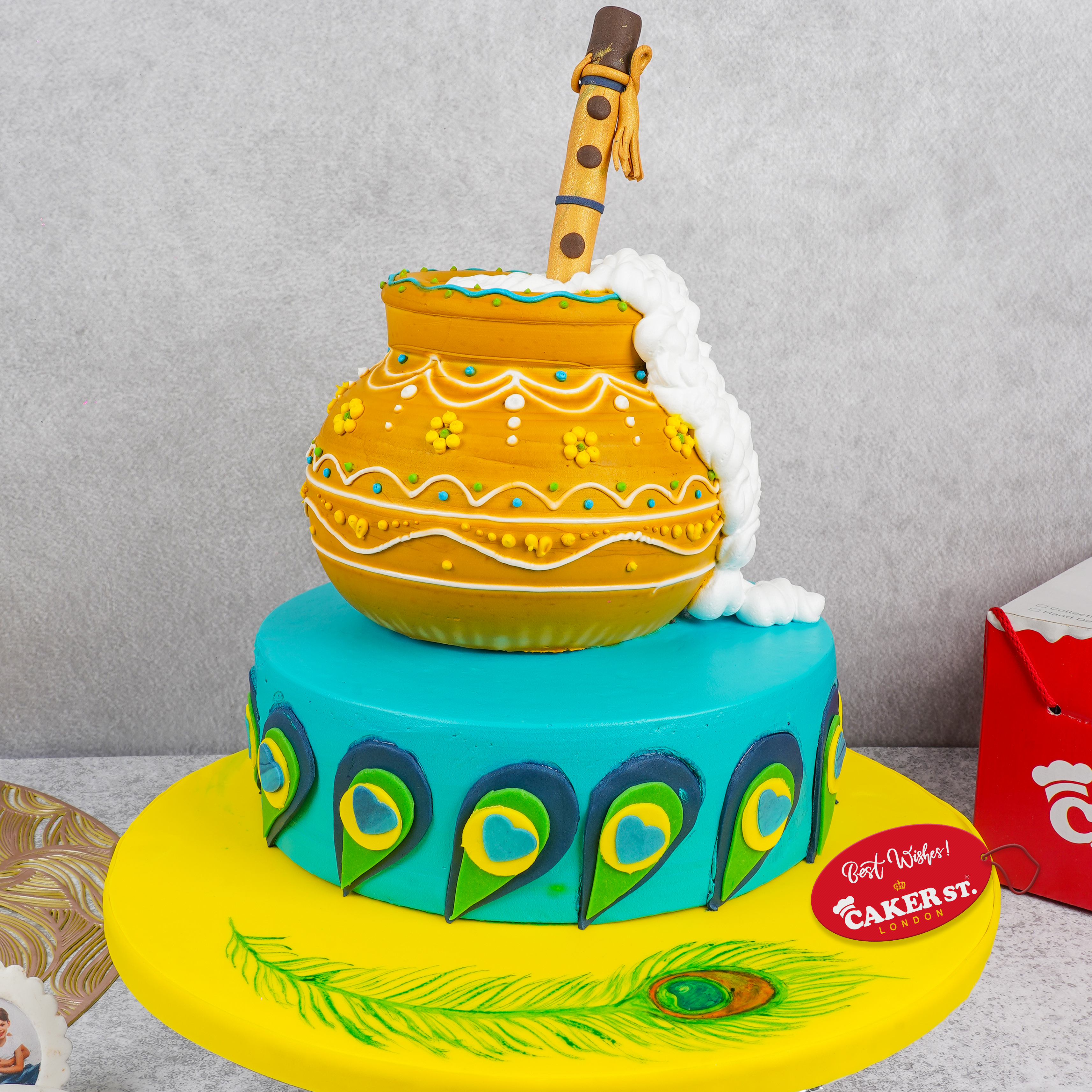 Krishna's Butter Flute Cake