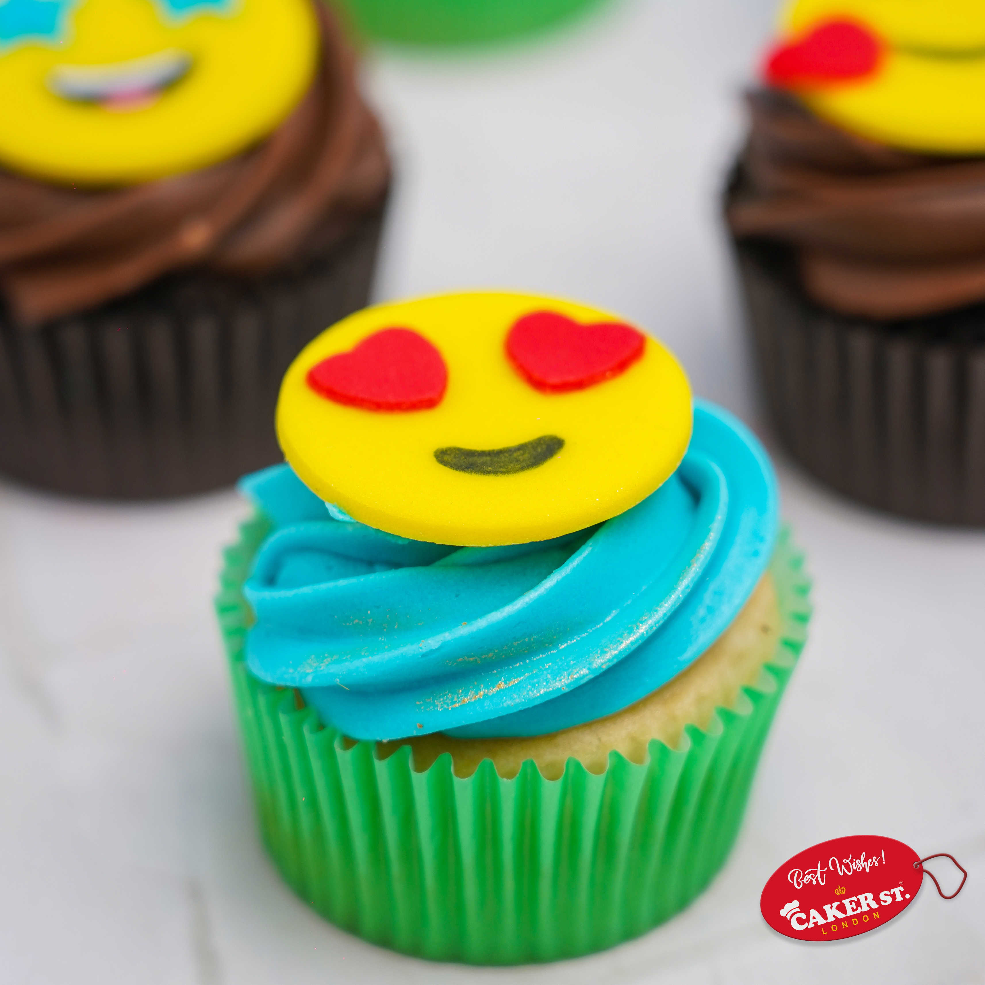 Laugh Out Loud Emojis Cupcake