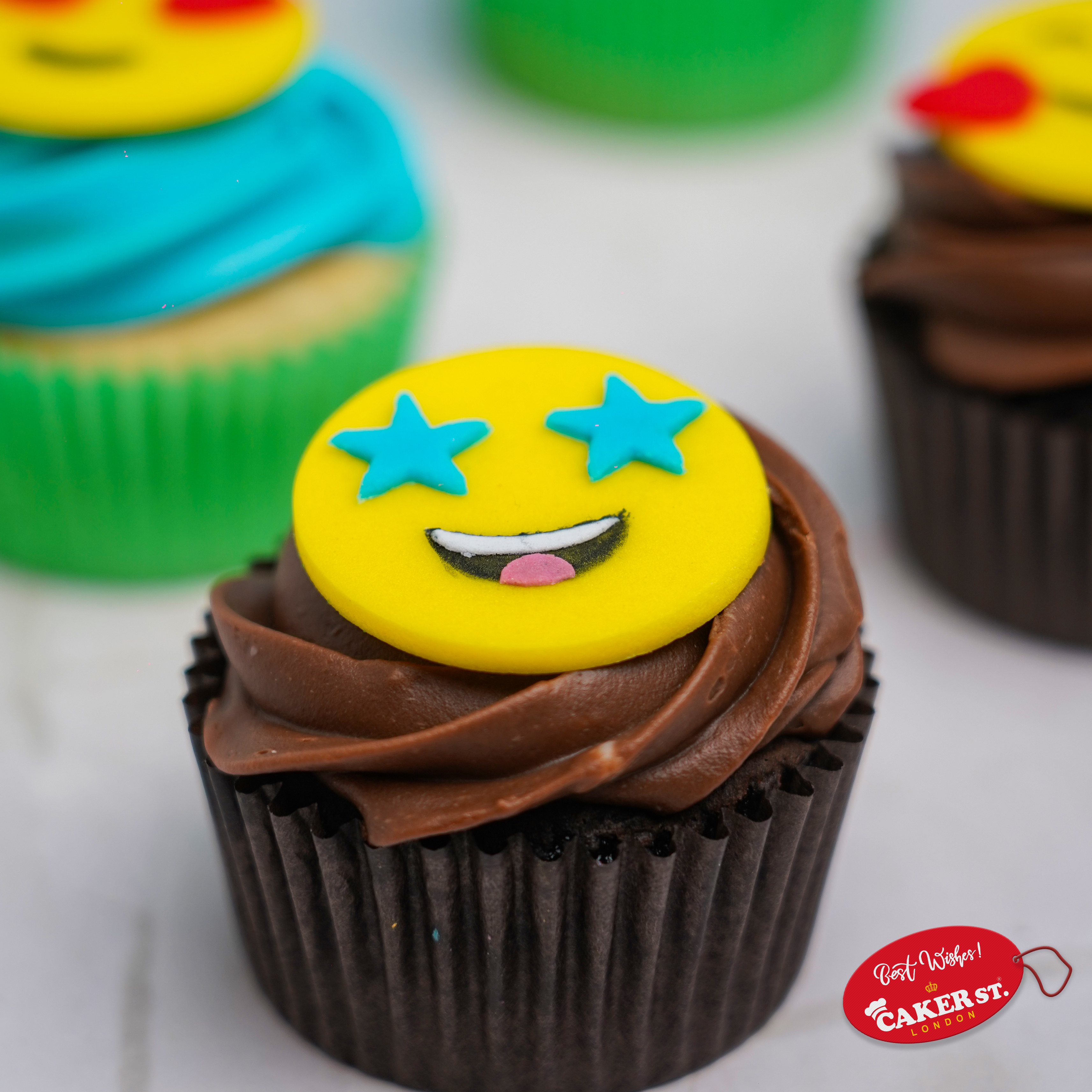 Laugh Out Loud Emojis Cupcake