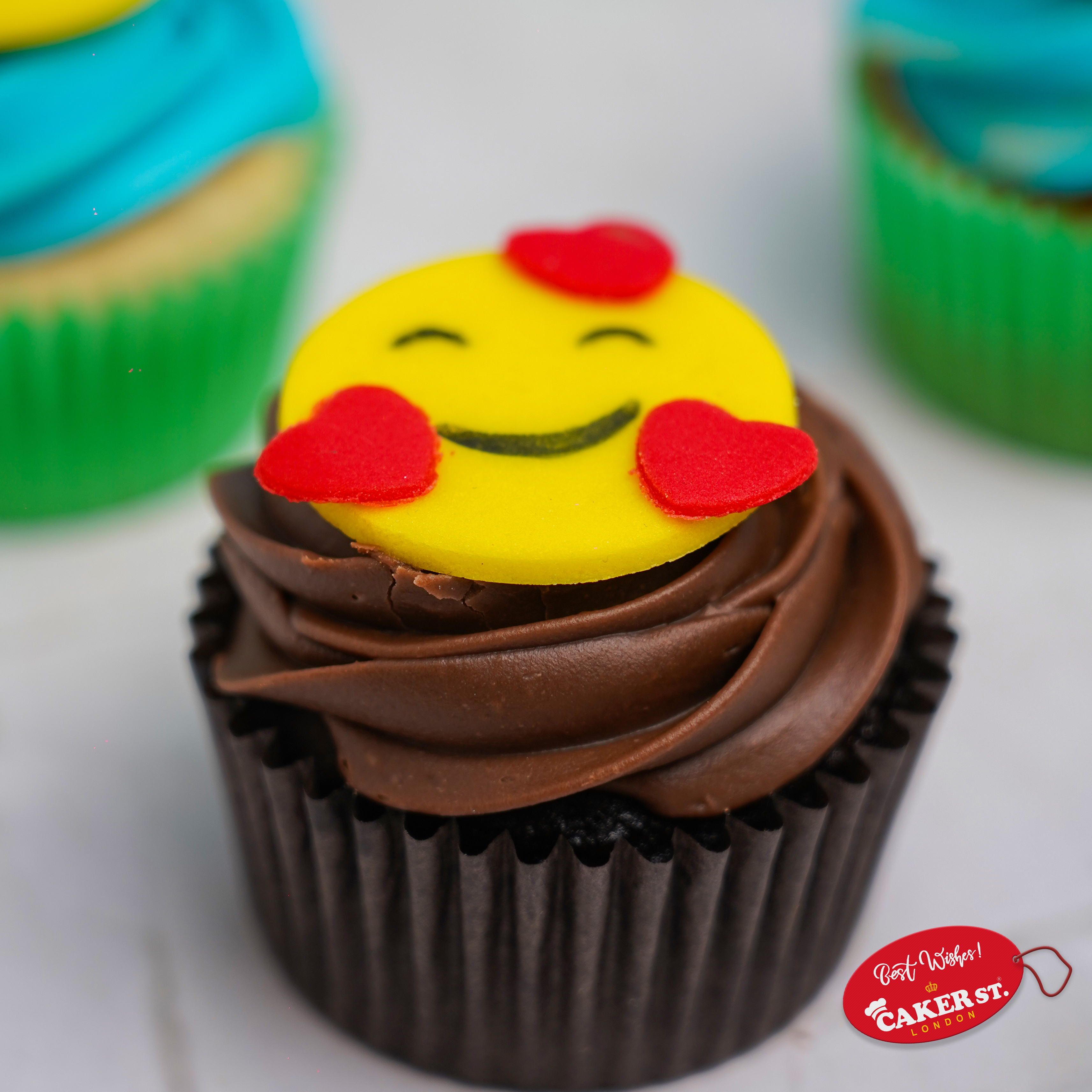 Laugh Out Loud Emojis Cupcake