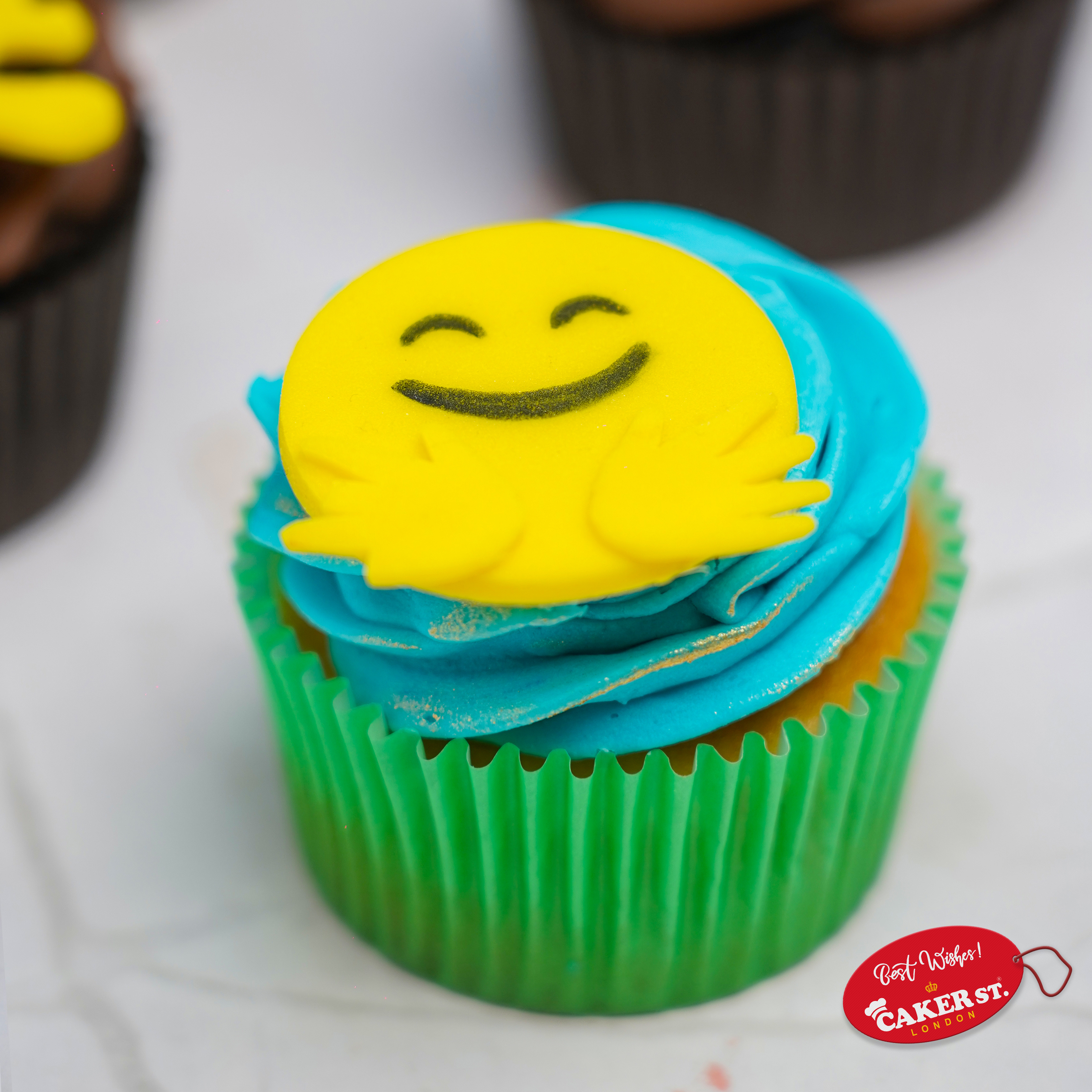 Laugh Out Loud Emojis Cupcake