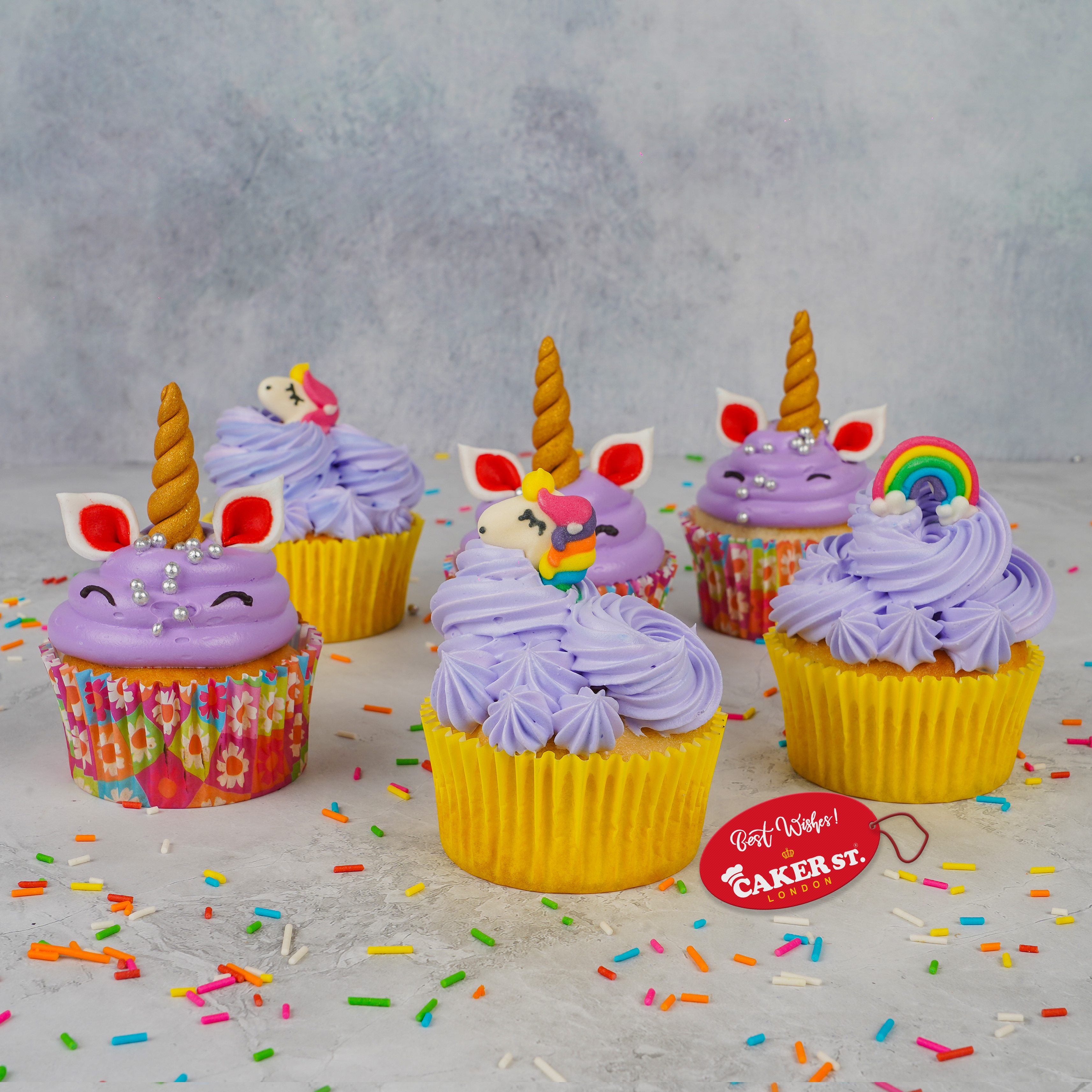 Lavender Unicorn Delights Cupcakes