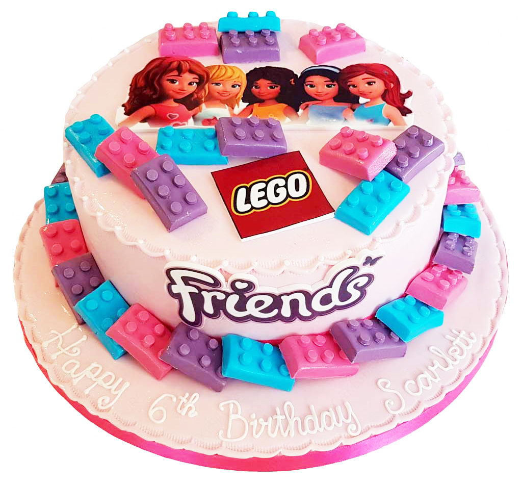 Lego Friends Cake