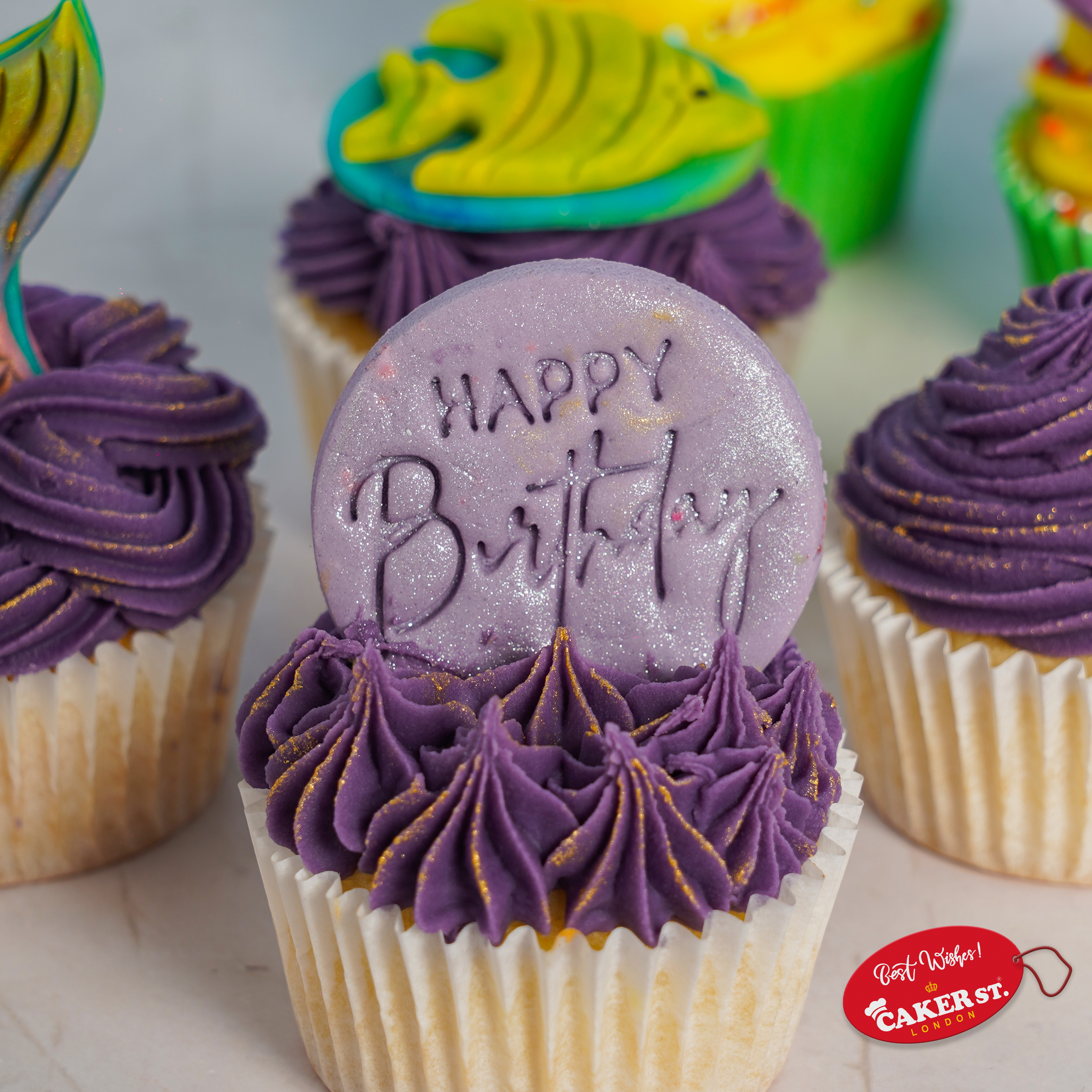 Little Mermaid Fantasy Cupcakes