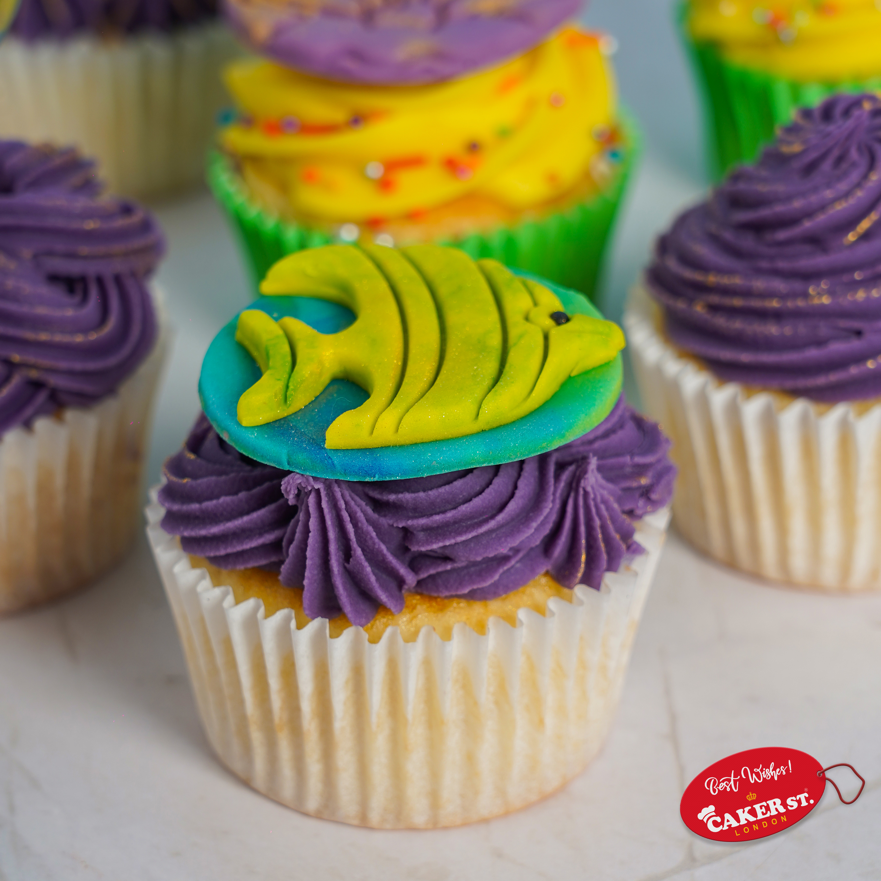 Little Mermaid Fantasy Cupcakes