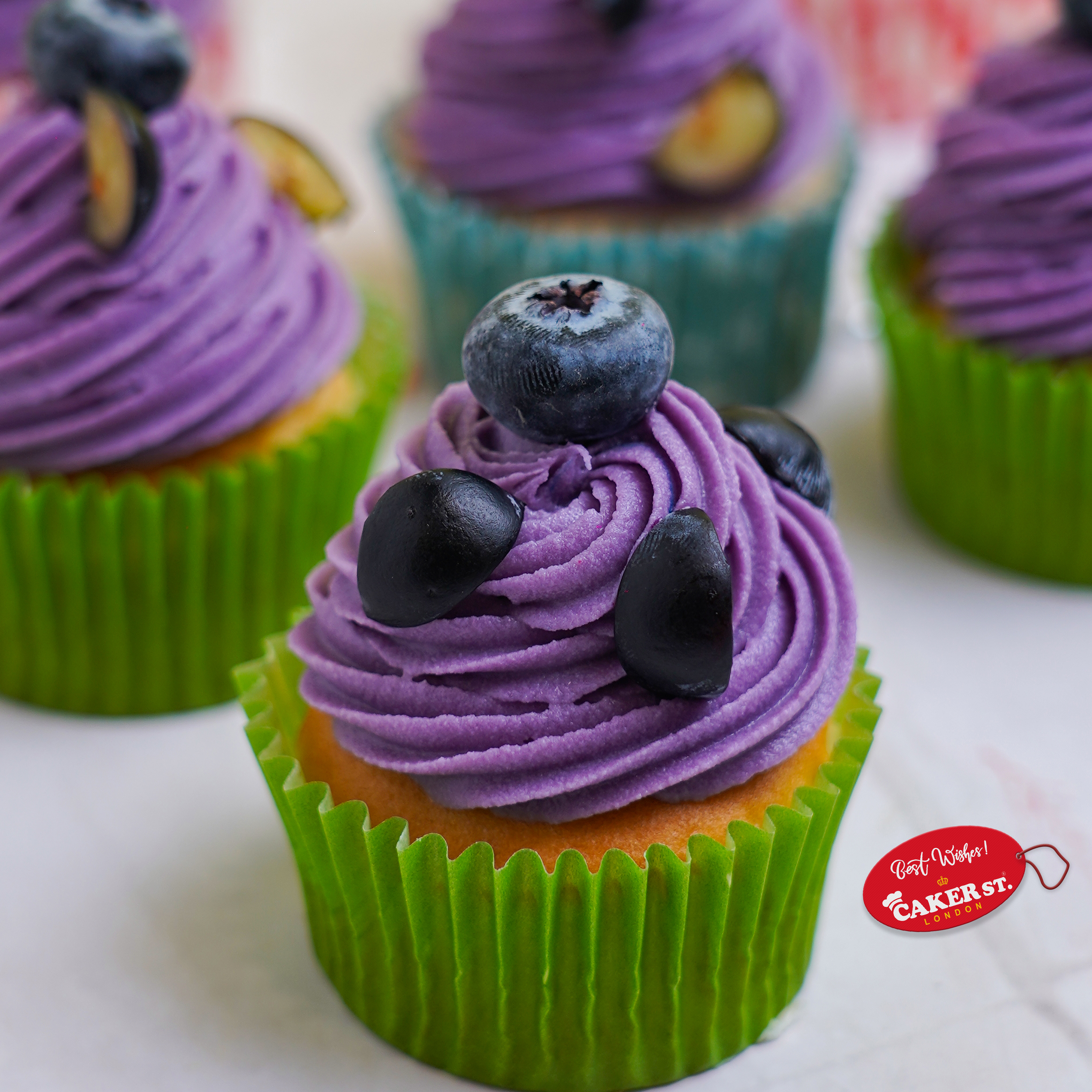 Luscious Blueberry Swirls