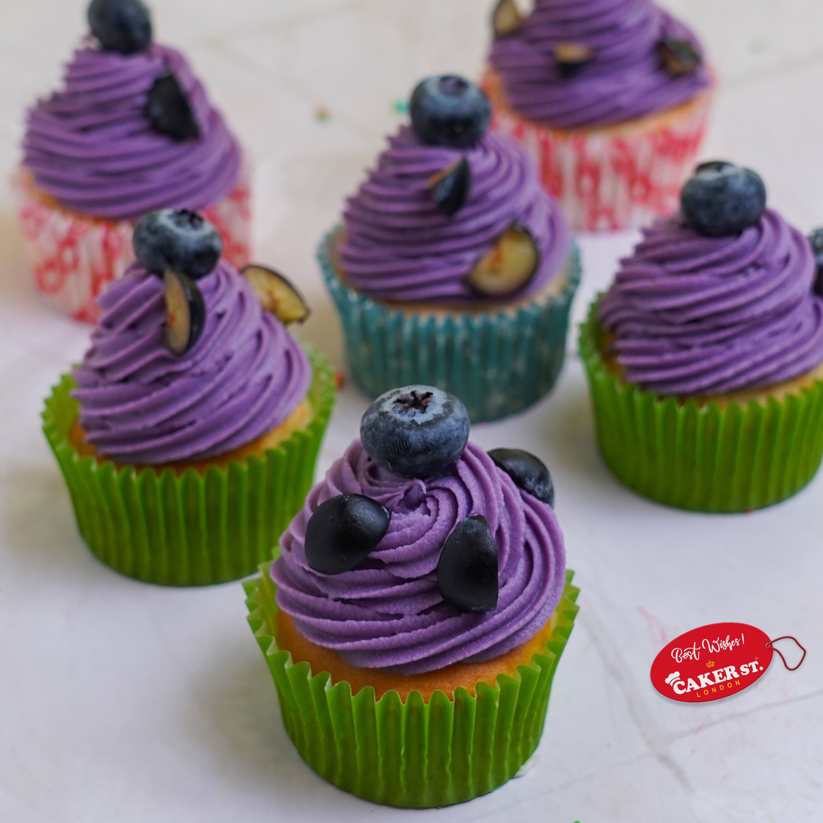 Luscious Blueberry Swirls