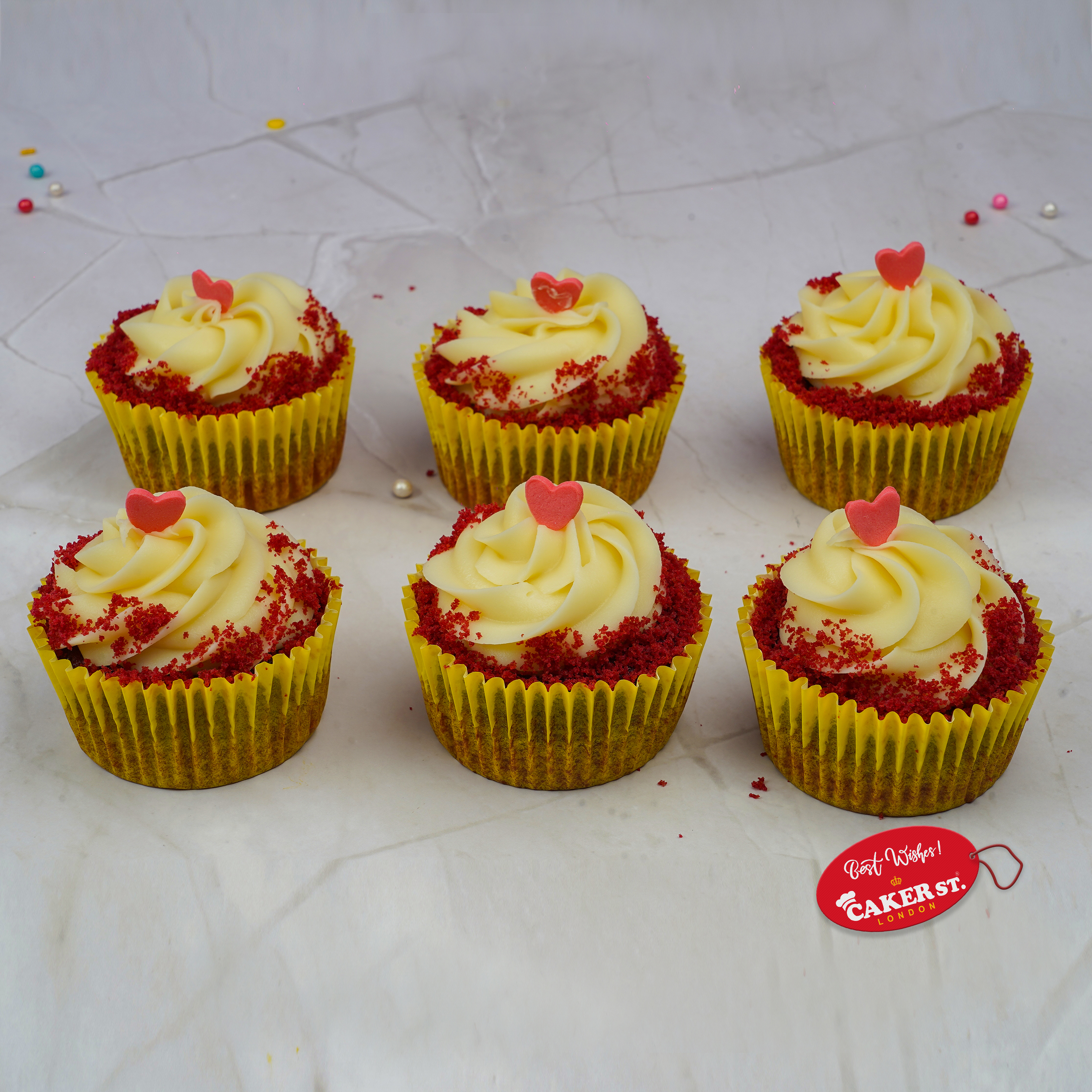 Luscious Red Velvet Bliss Cupcakes