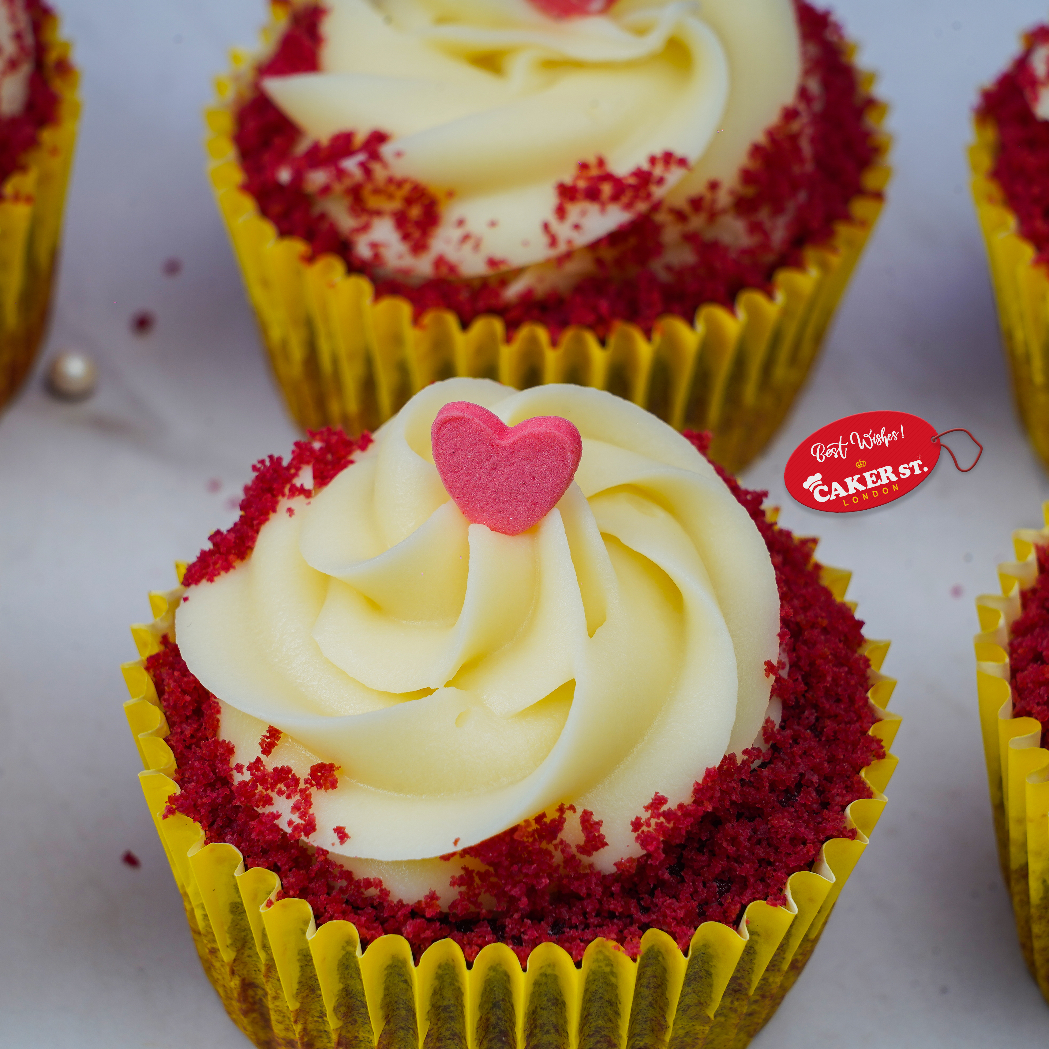 Luscious Red Velvet Bliss Cupcakes