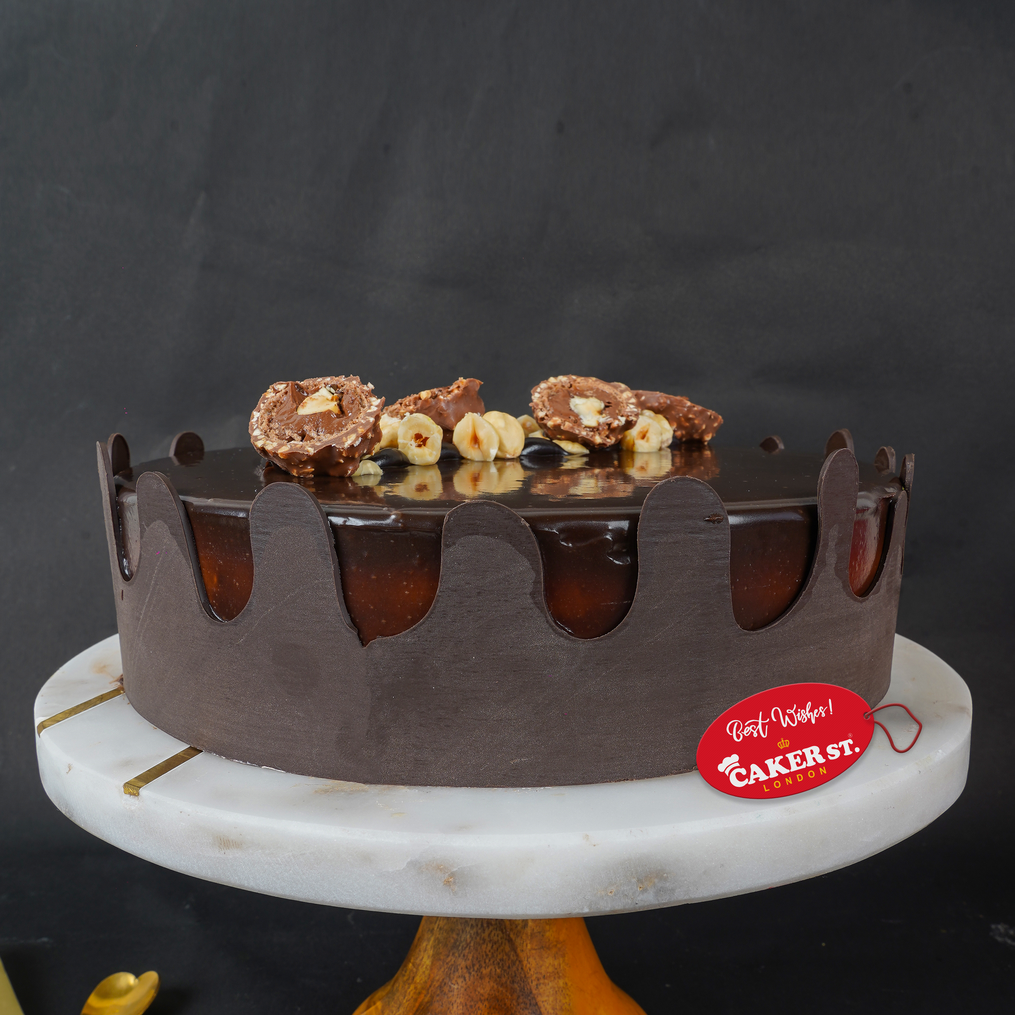 Luxurious Ferrero Hazelnut Cake