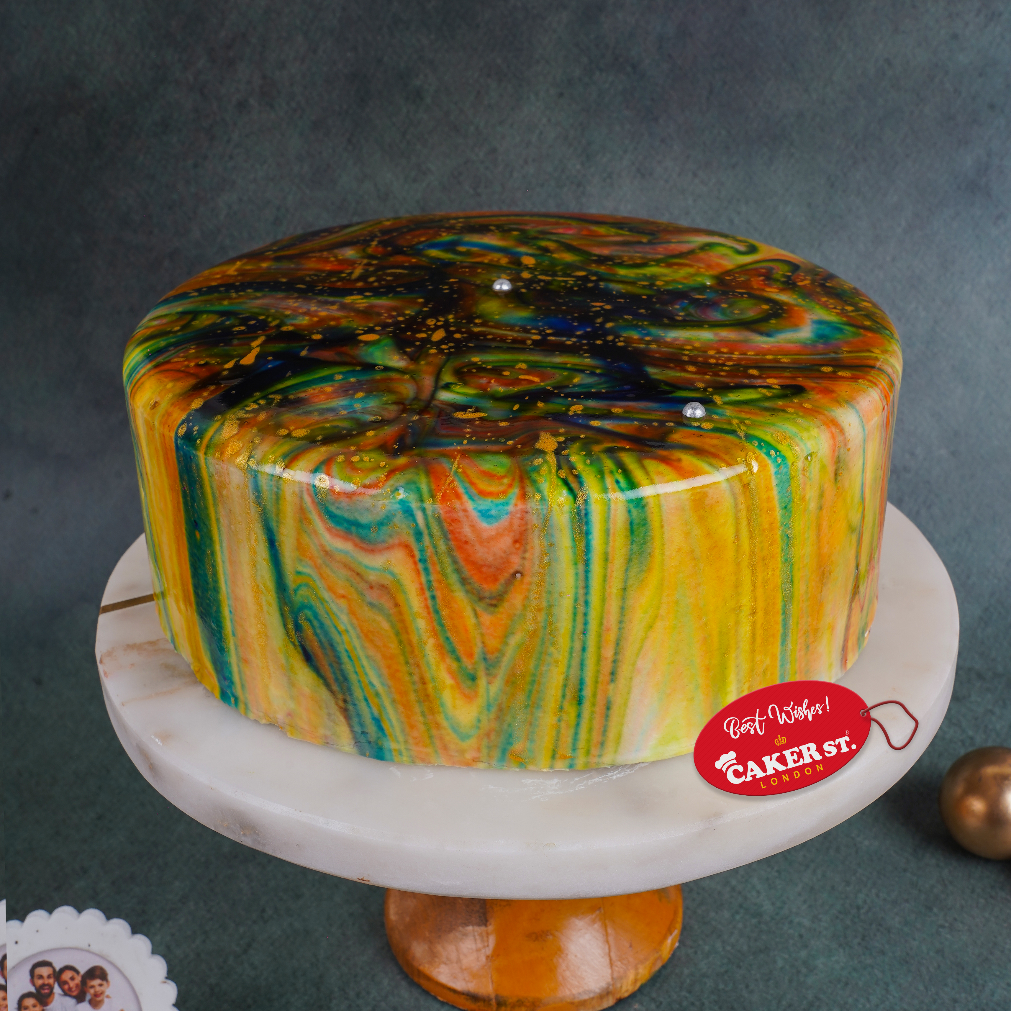 Marble Magic Cake