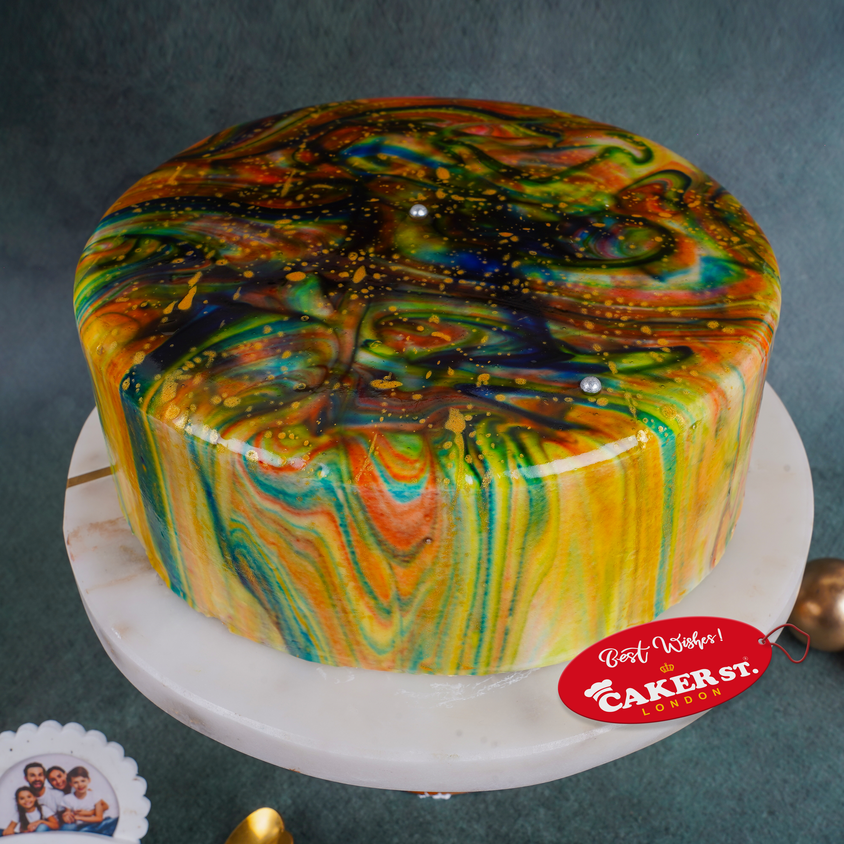 Marble Magic Cake