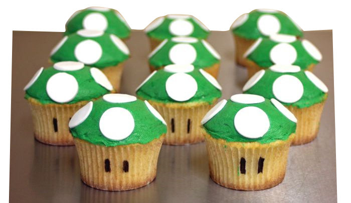 Mario Theme Cupcakes