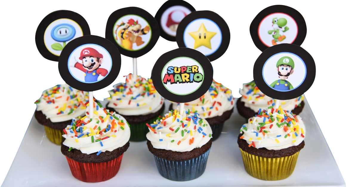 Mario Theme Cupcakes