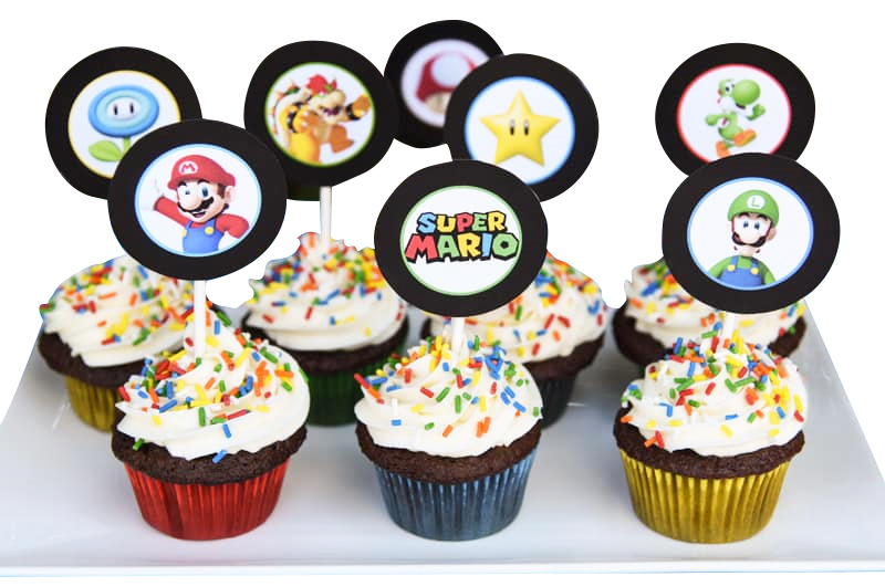 Mario Theme Cupcakes