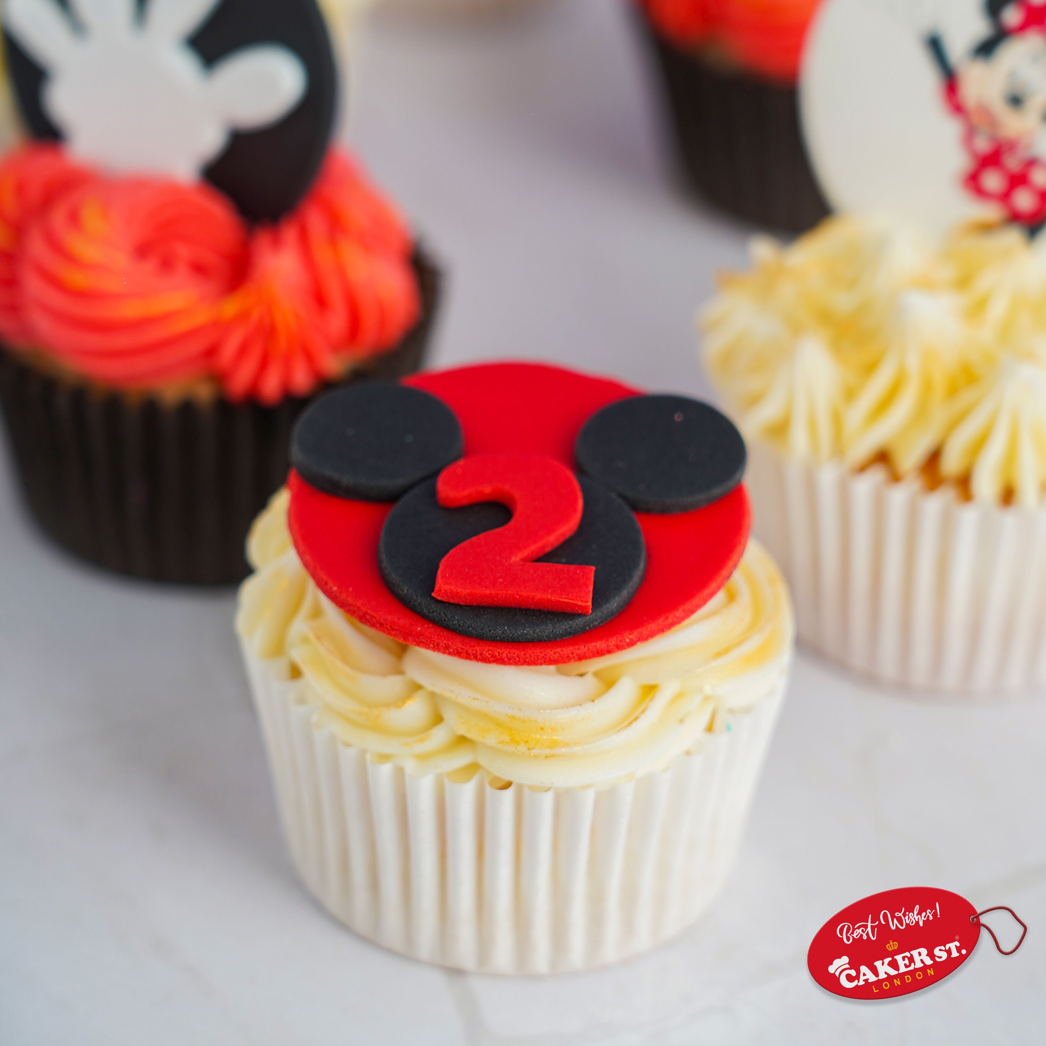 Mickey Mouse Mania Cupcake