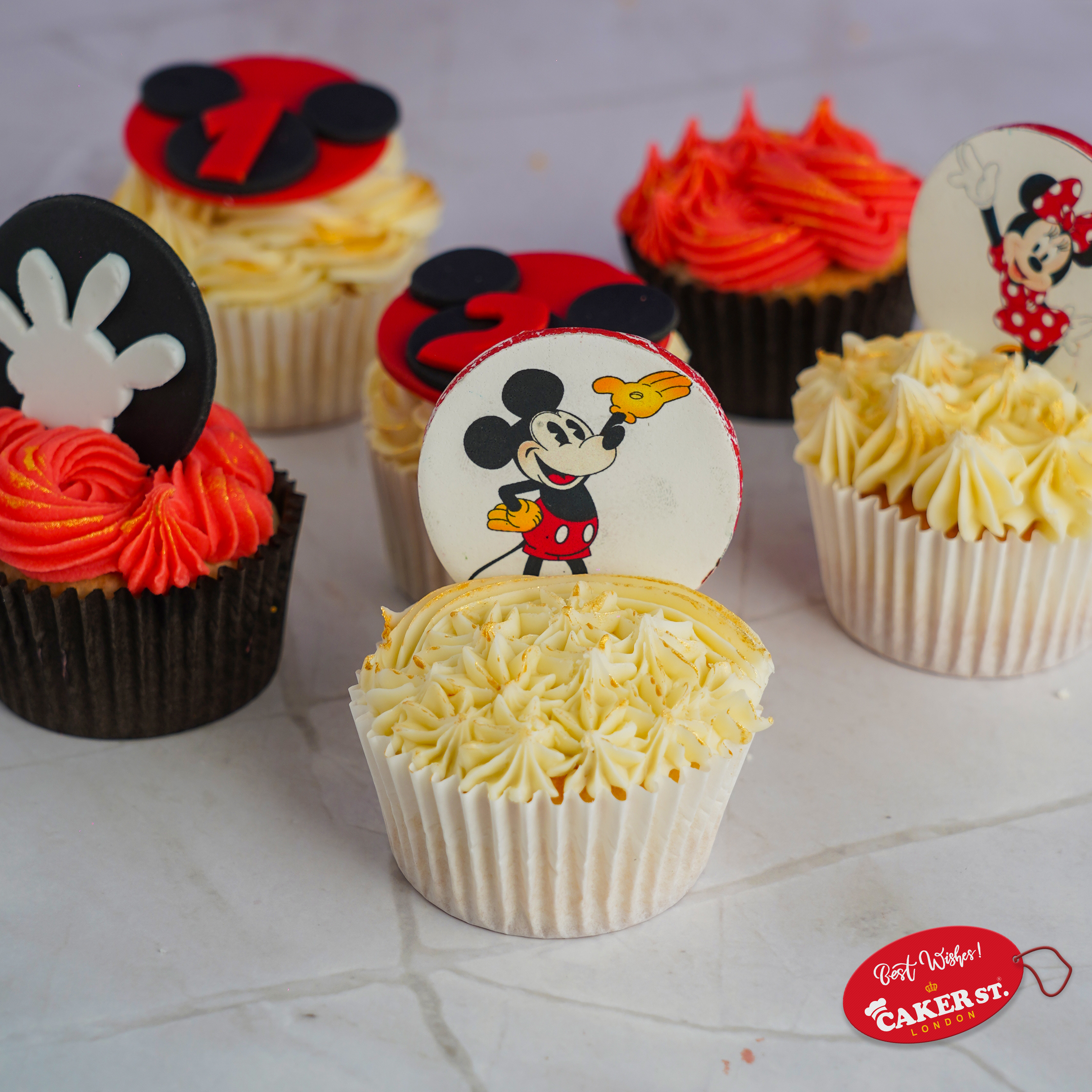 Mickey Mouse Mania Cupcake