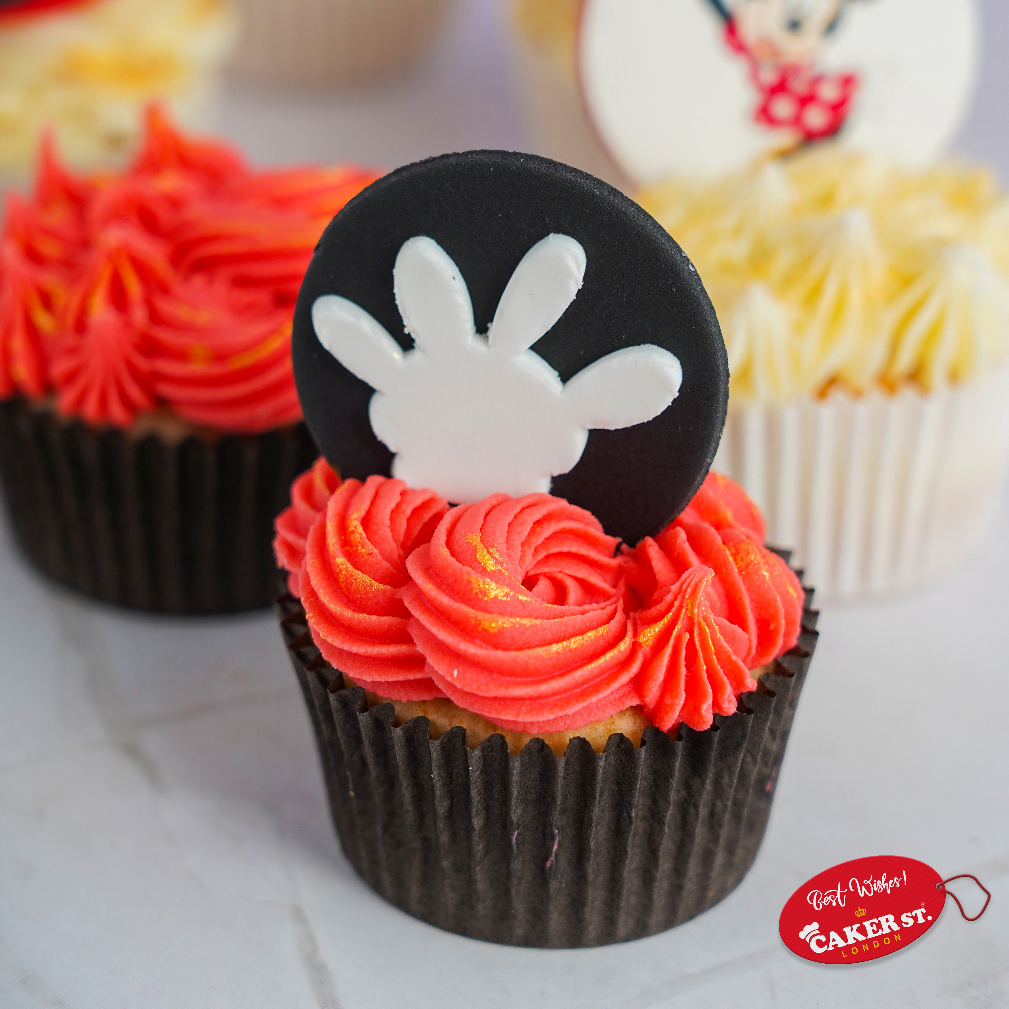 Mickey Mouse Mania Cupcake