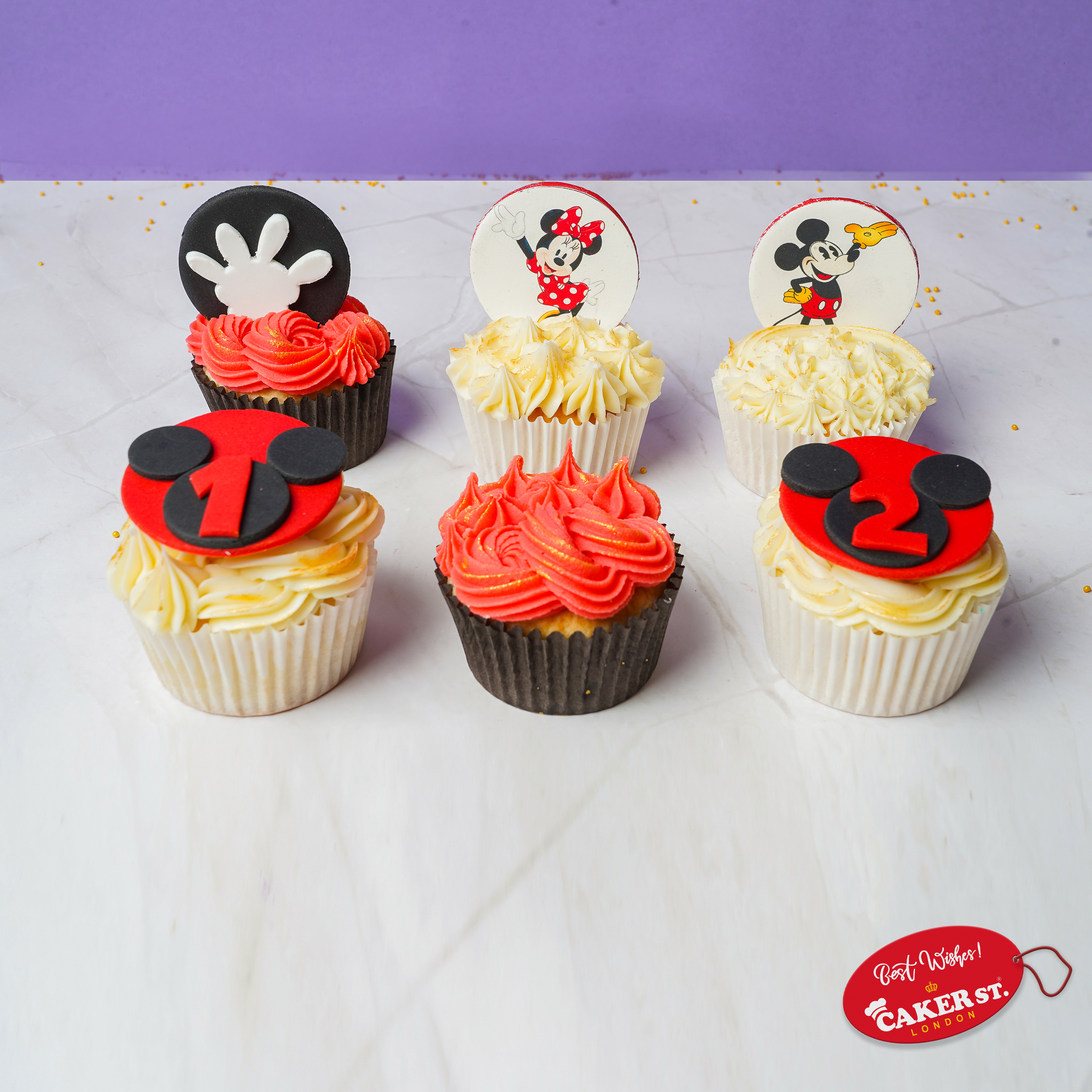 Mickey Mouse Mania Cupcake