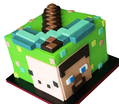 Minecraft Cake