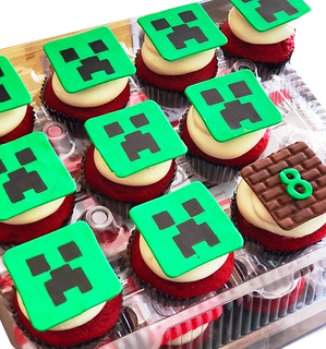 Minecraft Cupcakes