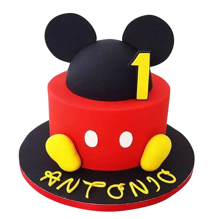 Mickey Mouse 1st Birthday Cake