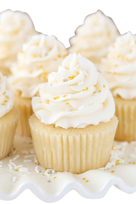 Moist Vanilla Cupcakes - Pack of 6