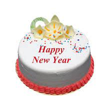 New Year Fresh Cream Cake