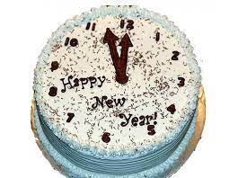 New Year Fresh Cream Cake