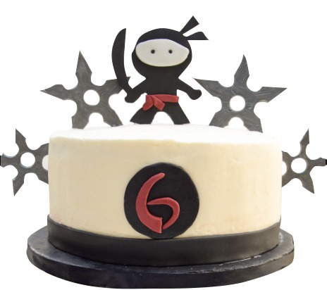 Ninja Birthday Cake