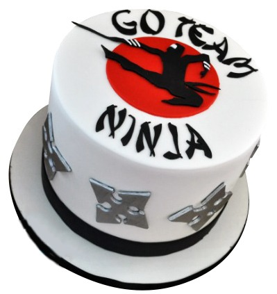 Ninja Birthday Cake