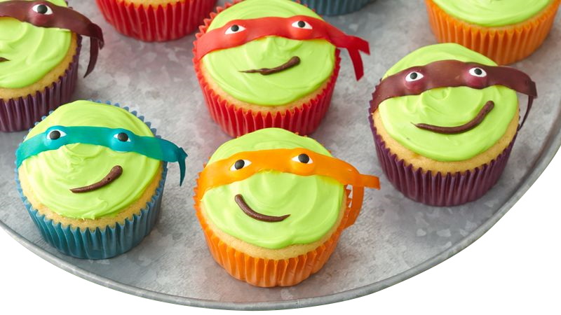 Ninja Turtle Cupcakes