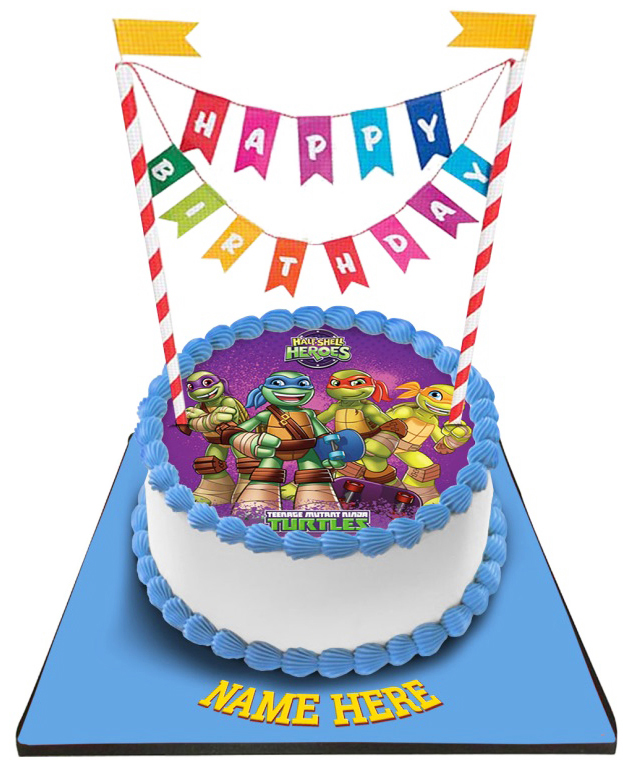 Ninja Turtles Photo Cake