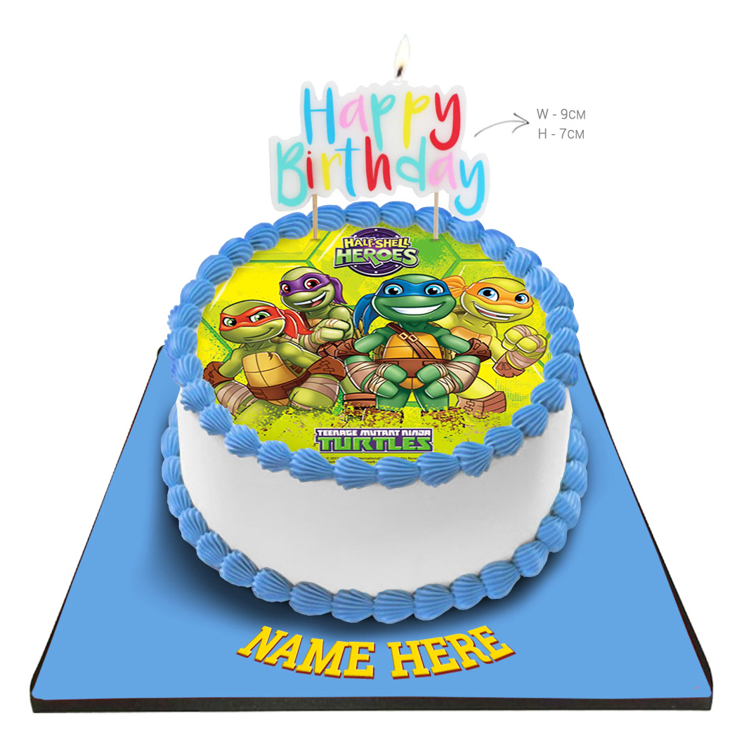 Ninja Turtles Photo Cake 