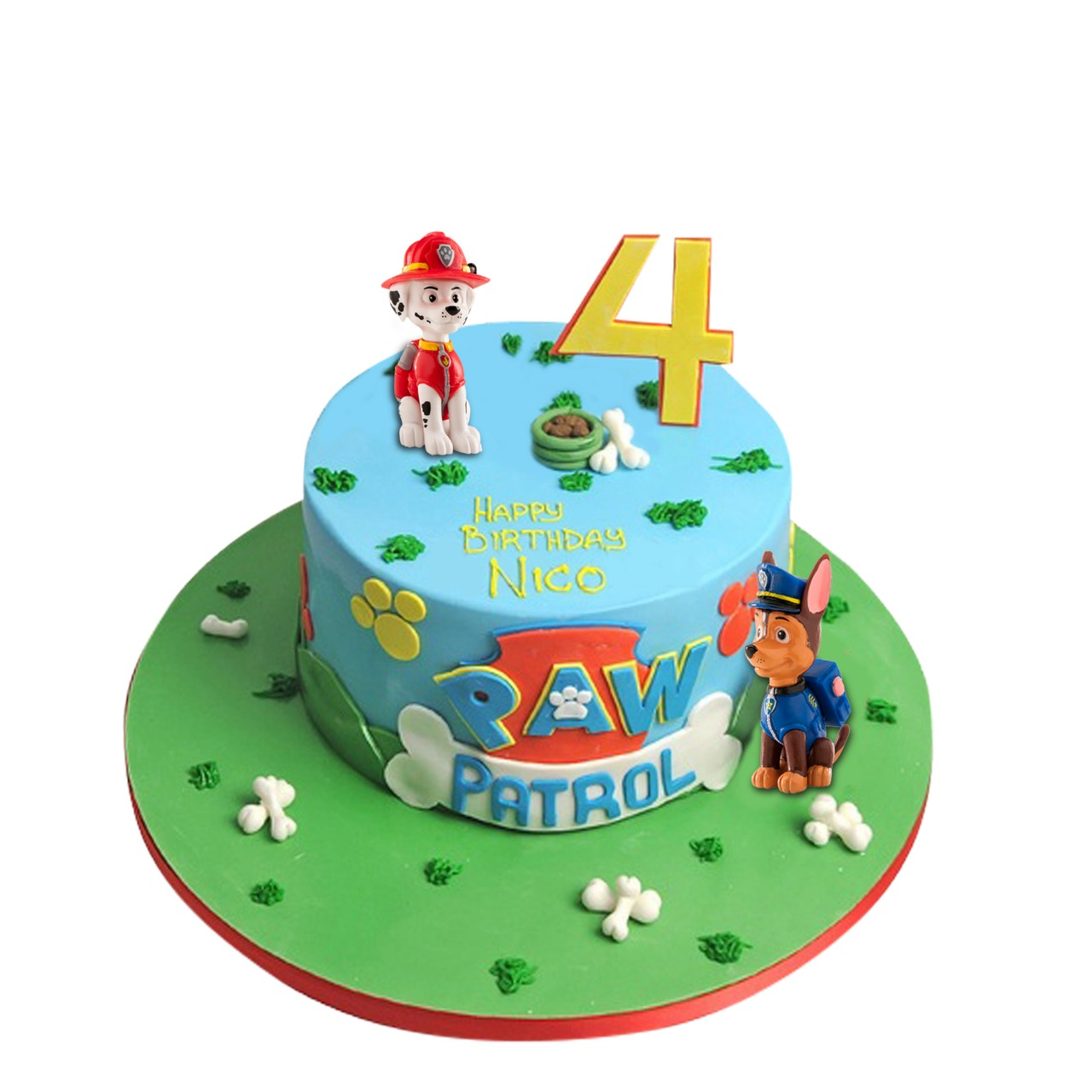 Paw Patrol 4th Birthday Cake